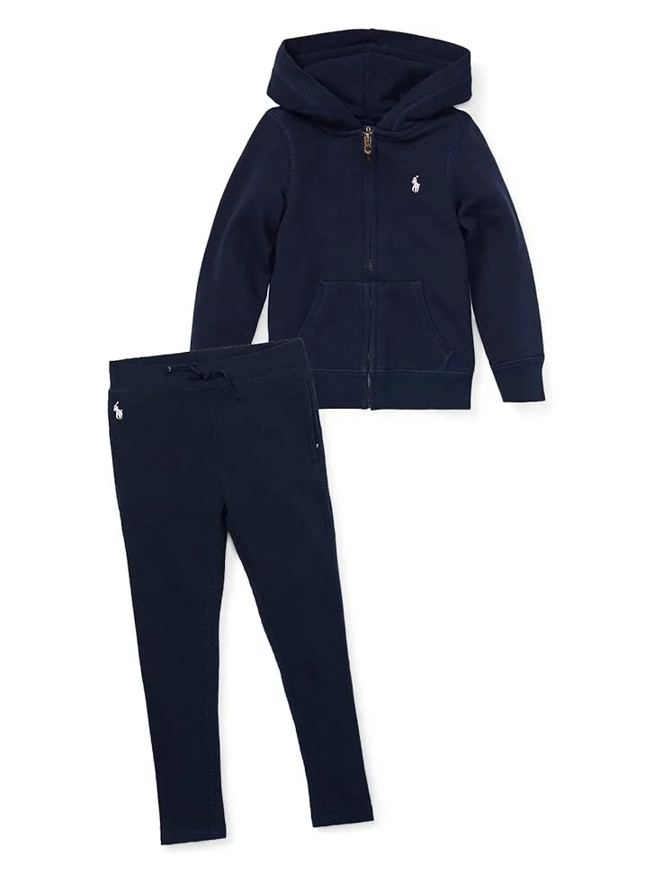 Худи Polo Ralph Lauren Kids French Terry Hoodie — изображение 3 из 3, темно-синий