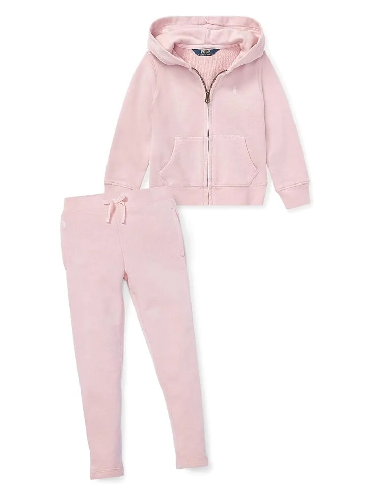 Худи Polo Ralph Lauren Kids French Terry Hoodie — изображение 3 из 3, розовый