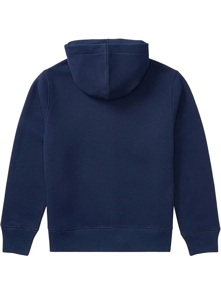 Худи Polo Ralph Lauren Kids Cotton-Blend-Fleece Hoodie — изображение 2 из 3, темно-синий
