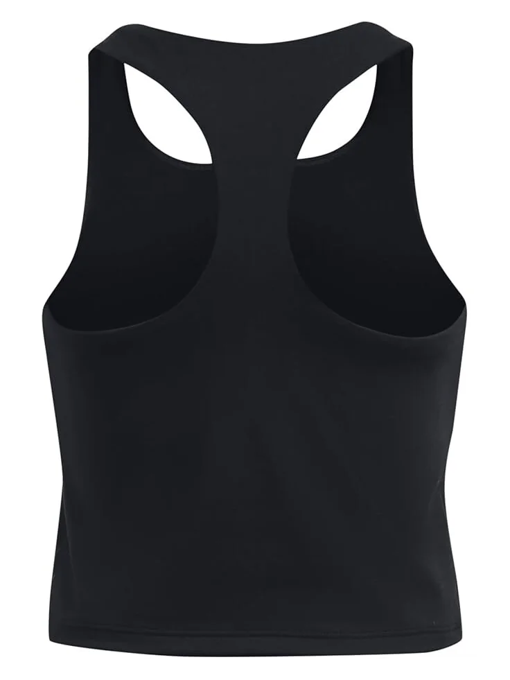 Топ Under Armour Kids Motion Crop Tank — изображение 2 из 2, черный/серый