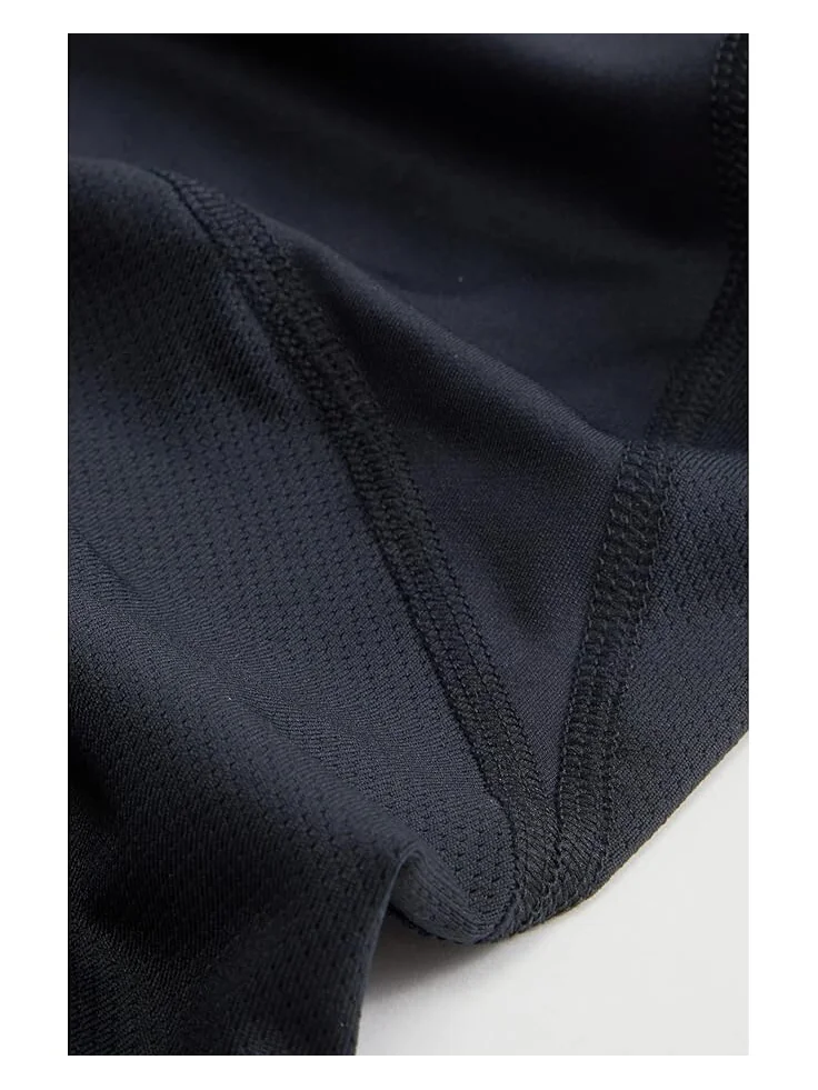 Толстовка Under Armour Kids ColdGear Armour Long Sleeve T-Shirt — изображение 2 из 2, черный/белый