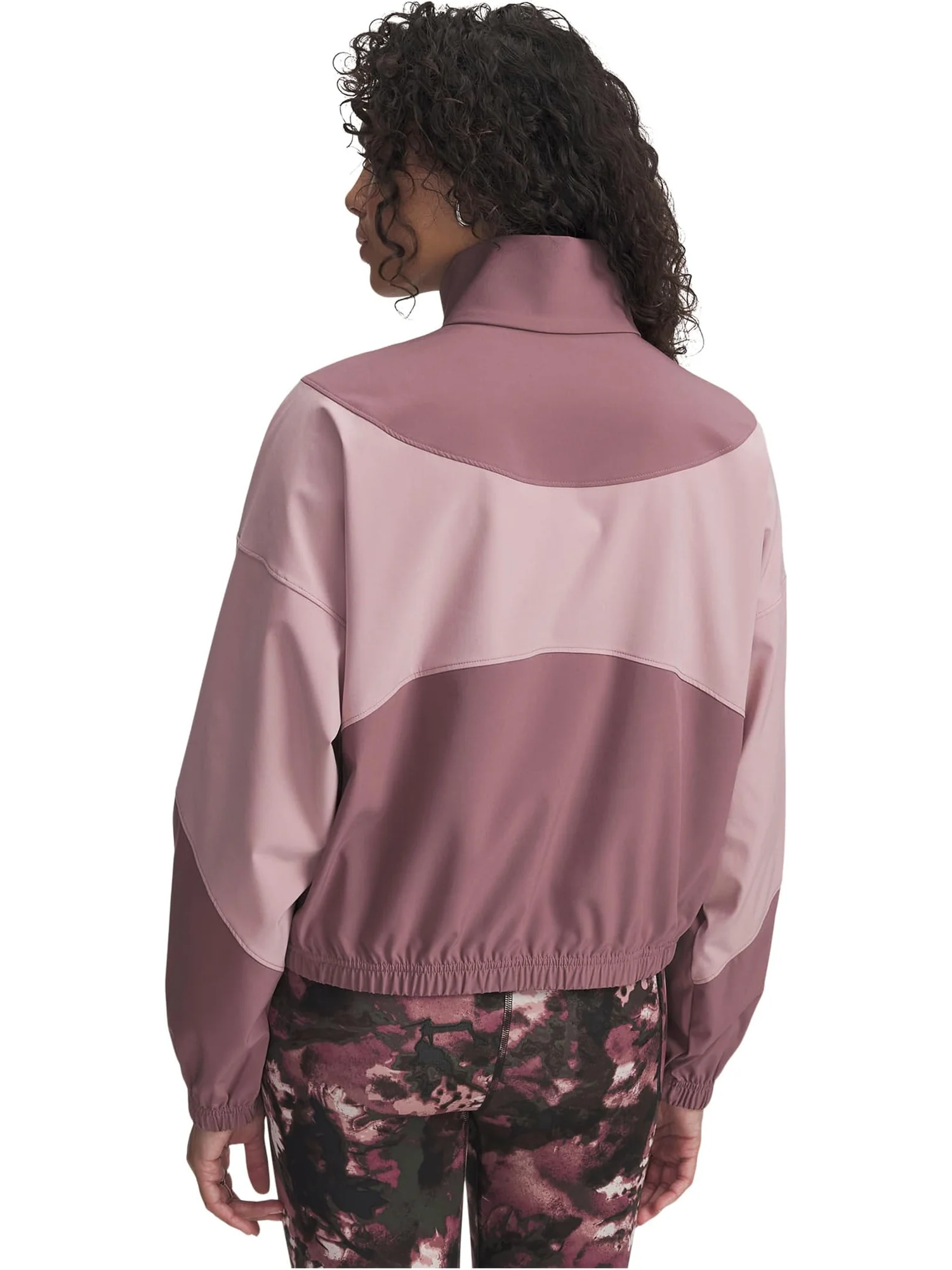 Куртка Under Armour Rival Woven Jacket — изображение 2 из 4, розовый