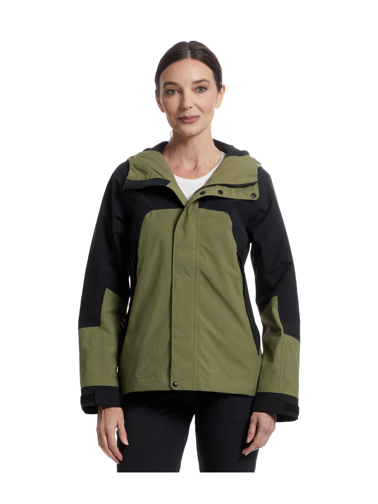 Куртка Mountain Hardwear 2L Full Zip Jacket — изображение 1 из 5, оливковый/черный