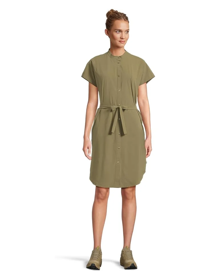Платье Fjällräven Abisko Fjäll Dress W — изображение 1 из 4, зеленый