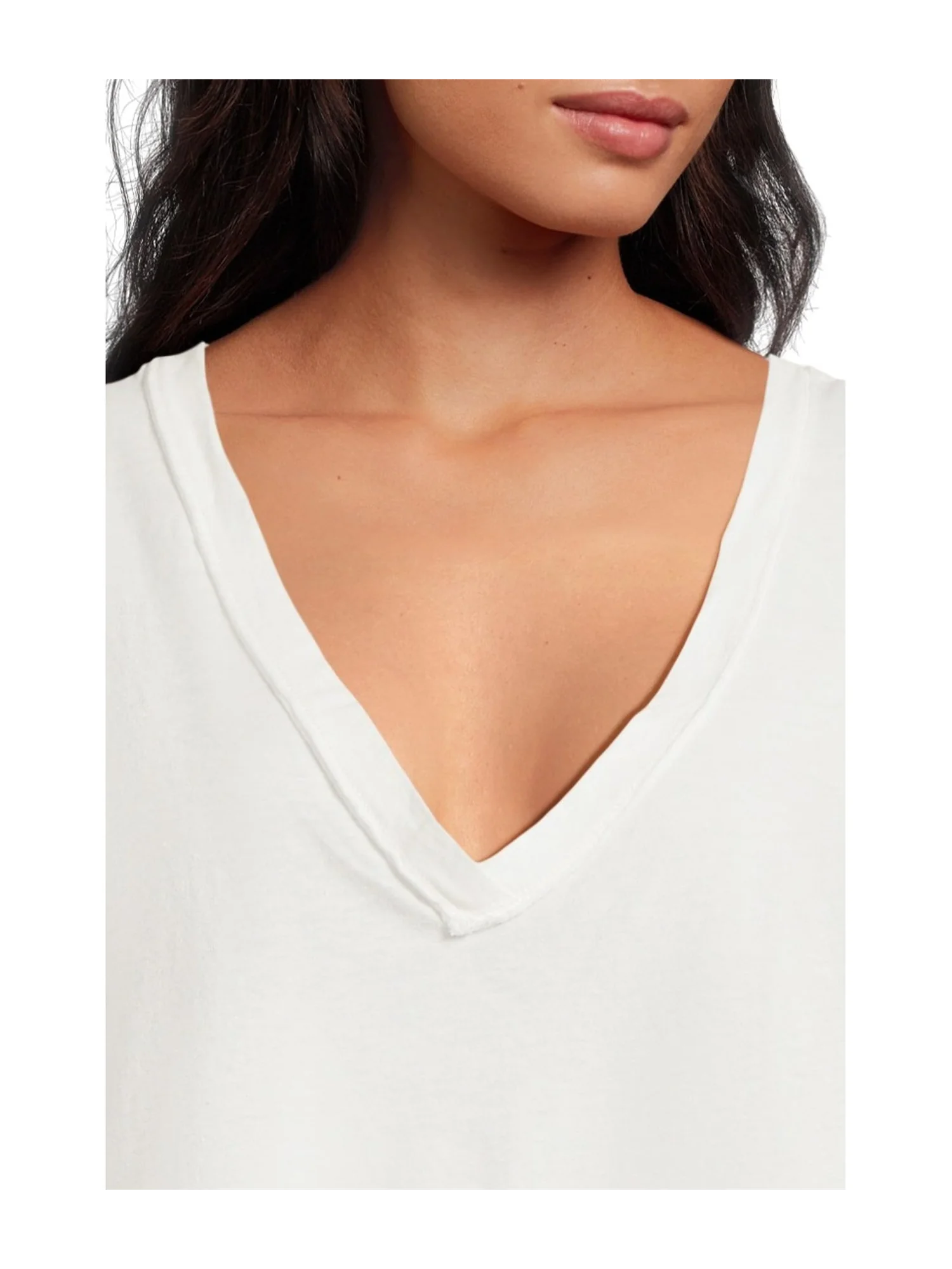 Футболка Free People Nina Tee V — изображение 4 из 5, слоновая кость