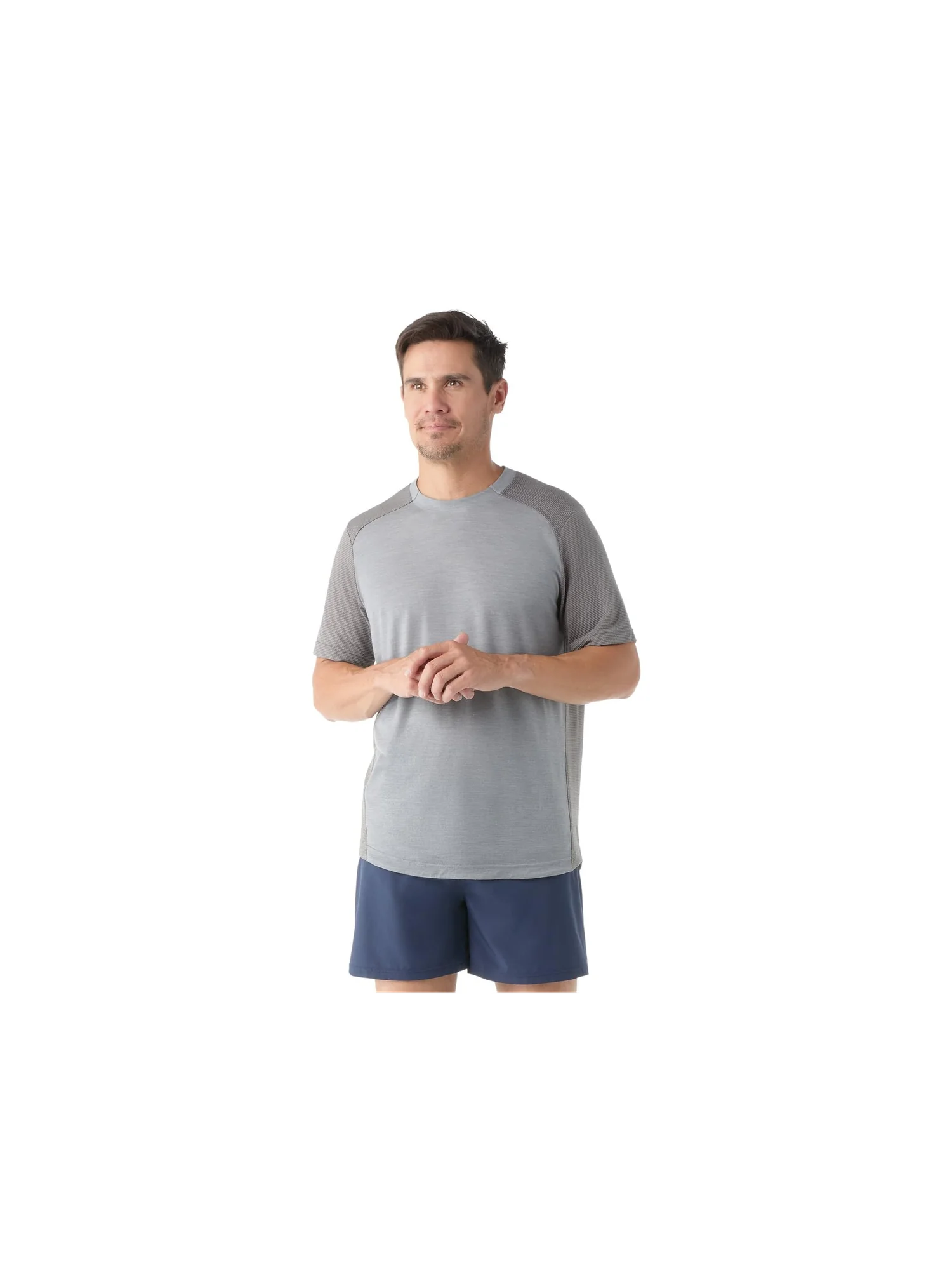 Футболка Smartwool Active Mesh Short — изображение 1 из 2, светлый серый