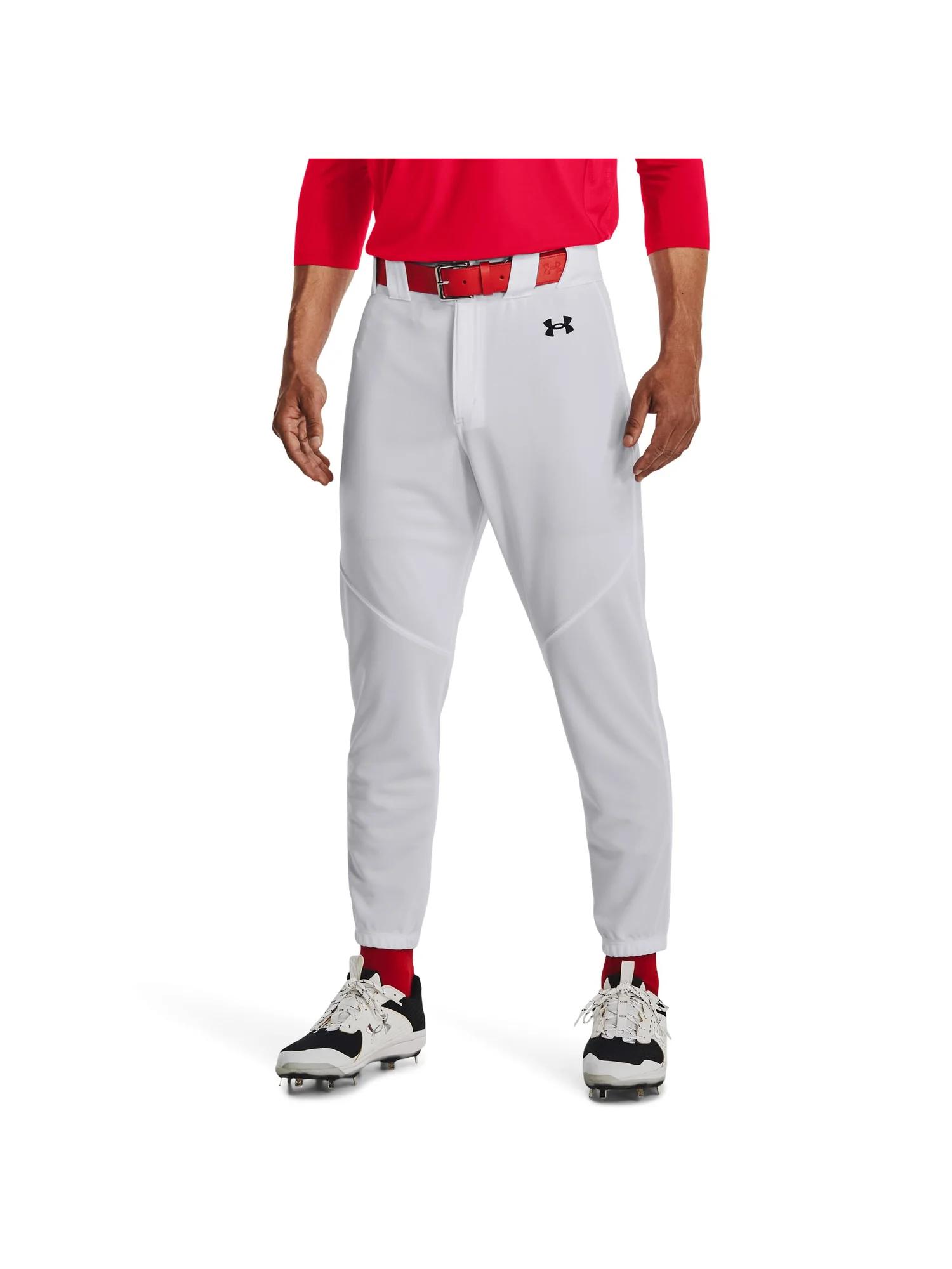 Брюки Under Armour Utility Baseball Pant Closed 22 — изображение 1 из 4, белый/черный