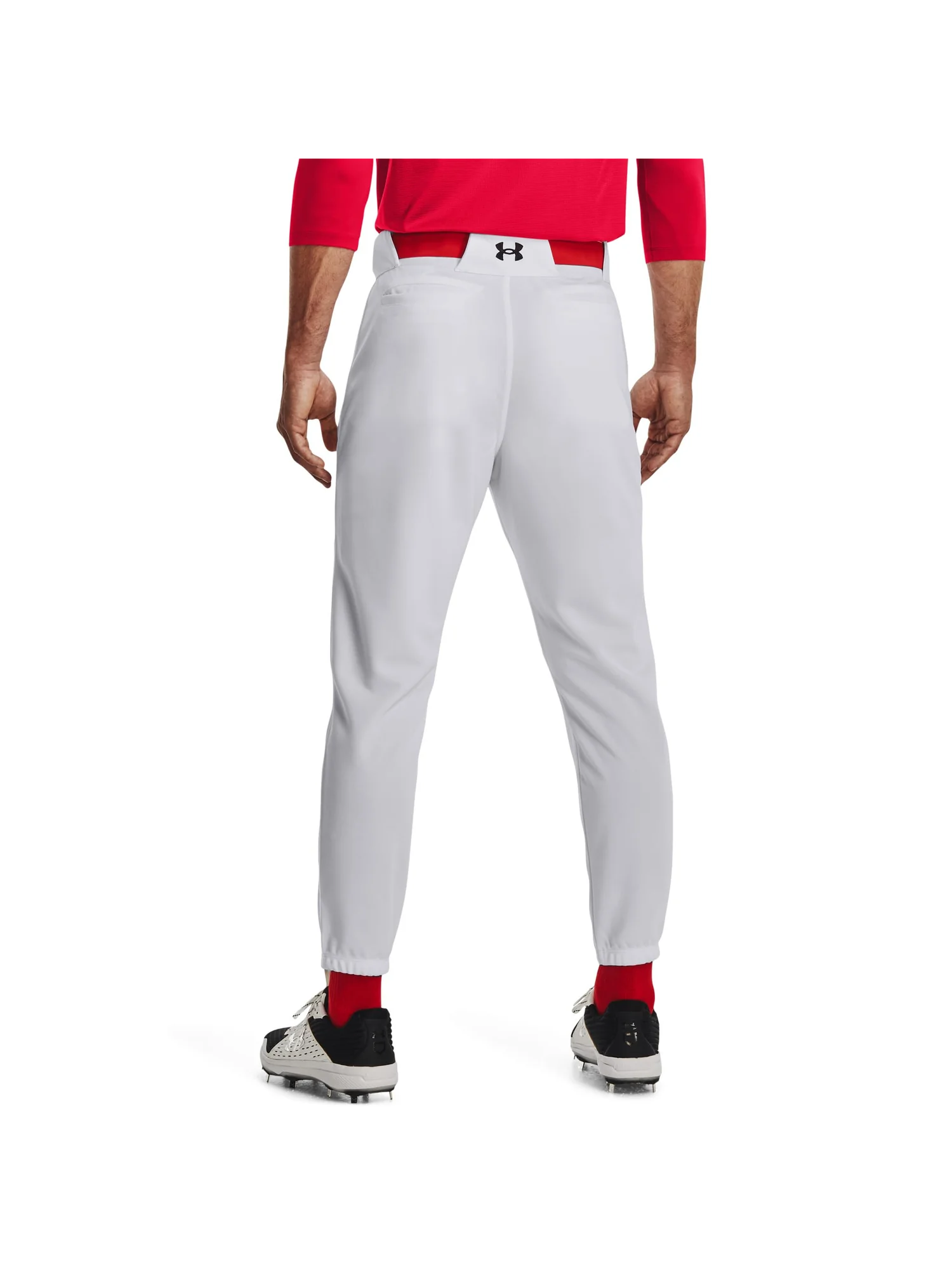 Брюки Under Armour Utility Baseball Pant Closed 22 — изображение 2 из 4, белый/черный