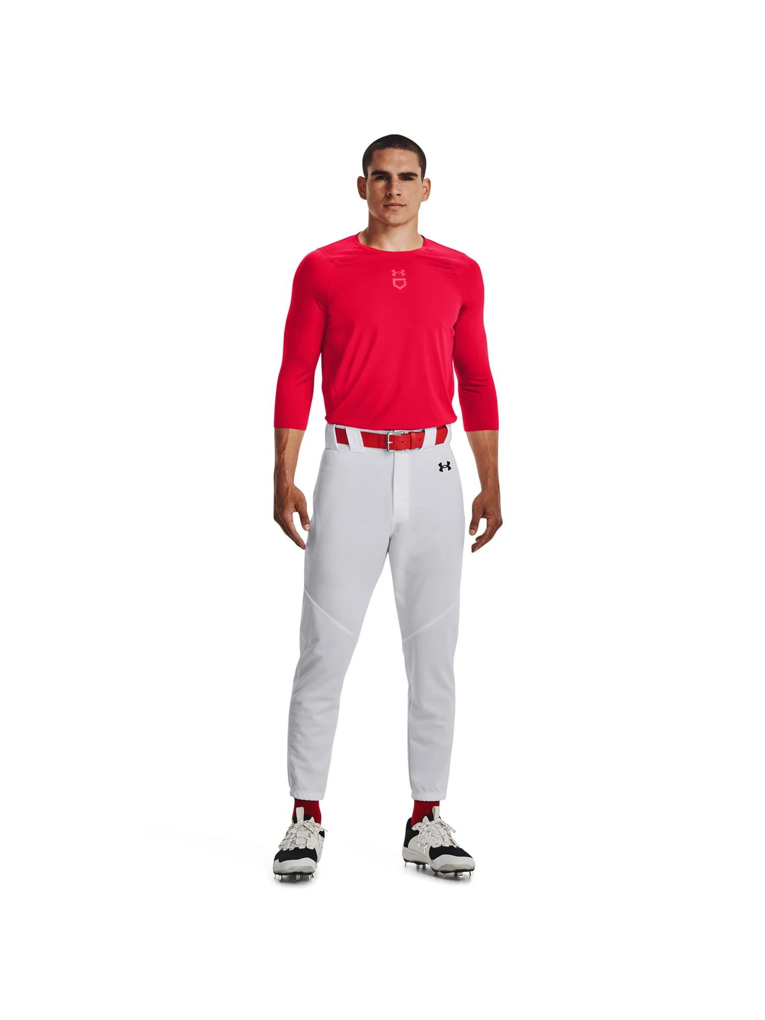 Брюки Under Armour Utility Baseball Pant Closed 22 — изображение 4 из 4, белый/черный