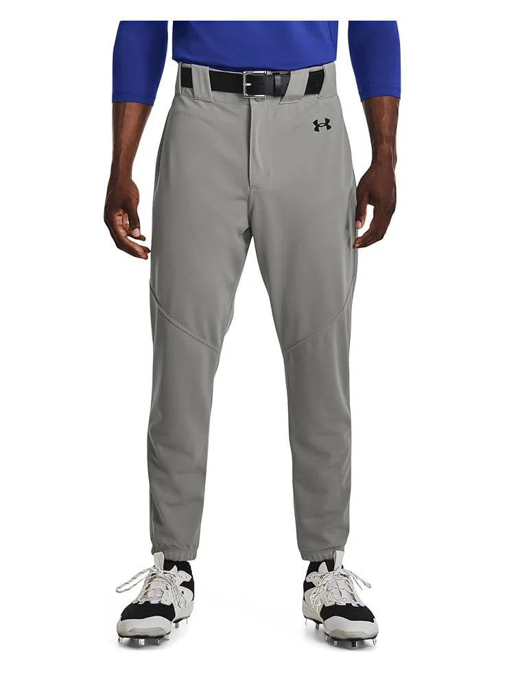 Мужские брюки Under Armour Utility Baseball Pant Closed 22 — изображение 1 из 4, серый/черный