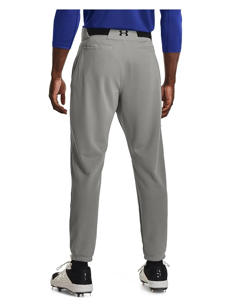 Мужские брюки Under Armour Utility Baseball Pant Closed 22 — изображение 2 из 4, серый/черный