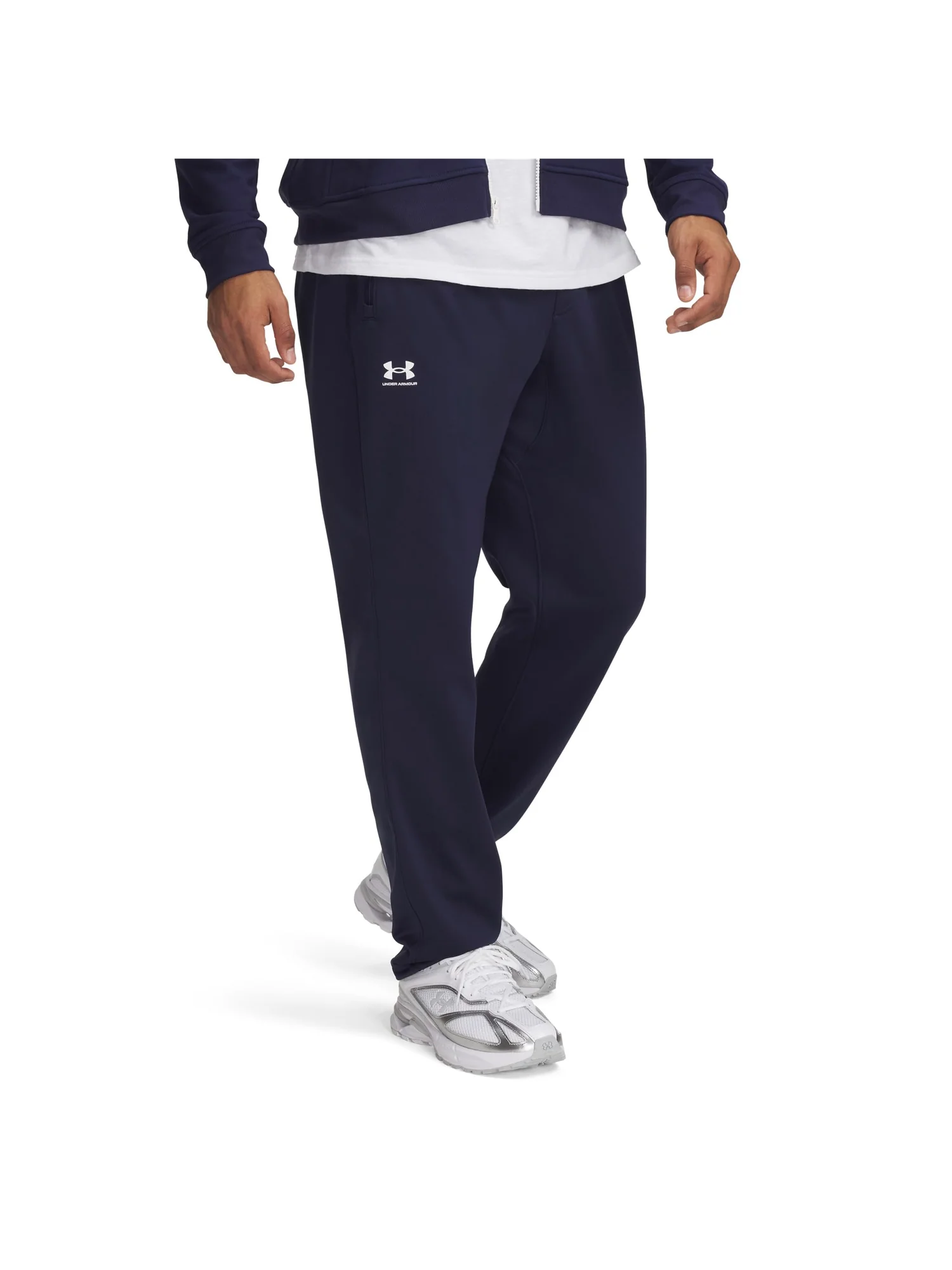 Брюки Under Armour Sportstyle Brawler Pants — изображение 1 из 3, темно-синий/белый