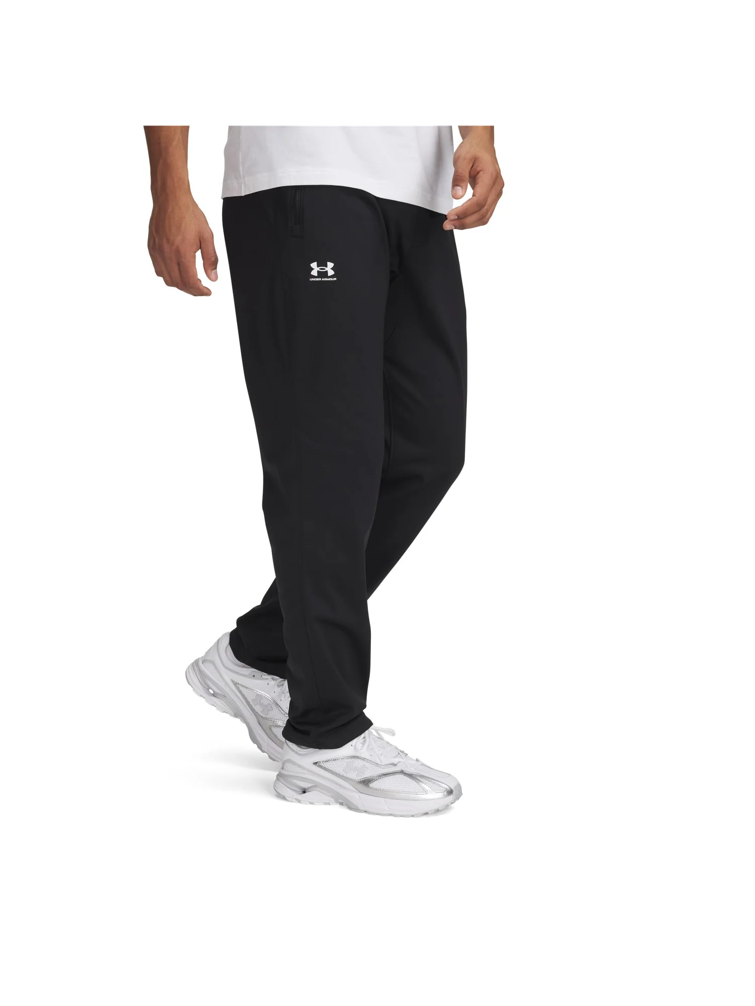 Брюки Under Armour Sportstyle Brawler Pants — изображение 1 из 3, черный/белый