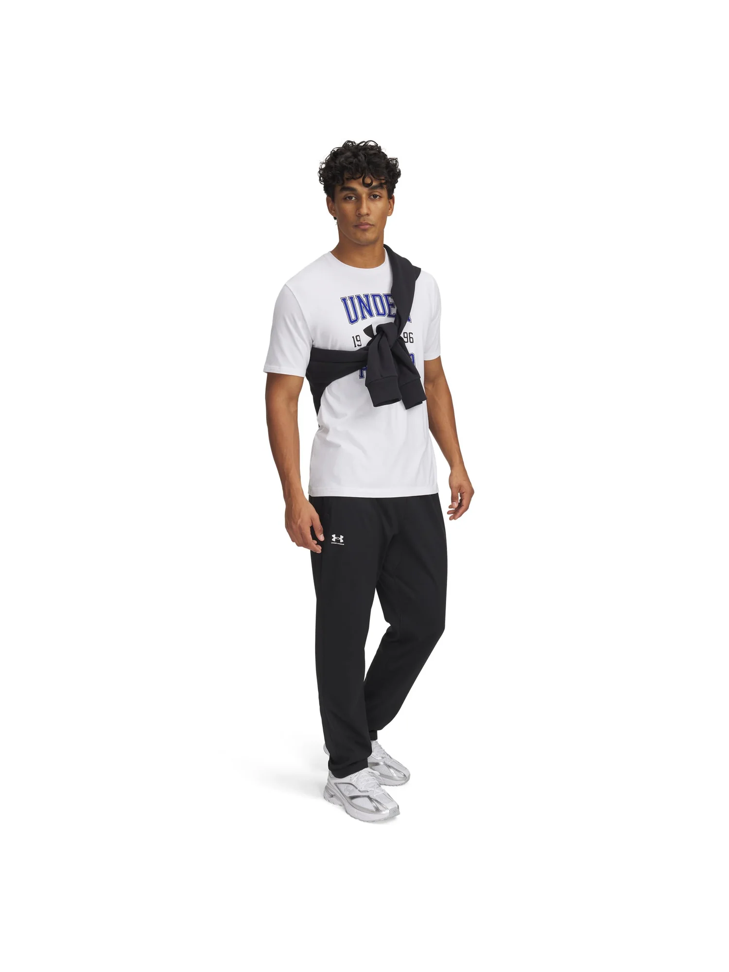 Брюки Under Armour Sportstyle Brawler Pants — изображение 3 из 3, черный/белый