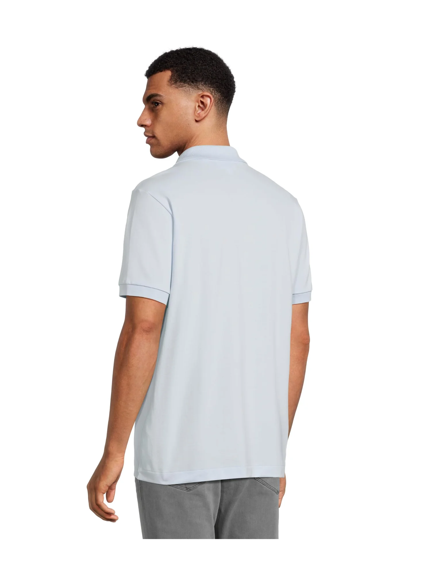 Поло Lacoste Classic Fit L.12.12 Light Pique Polo — изображение 3 из 5, светлый синий