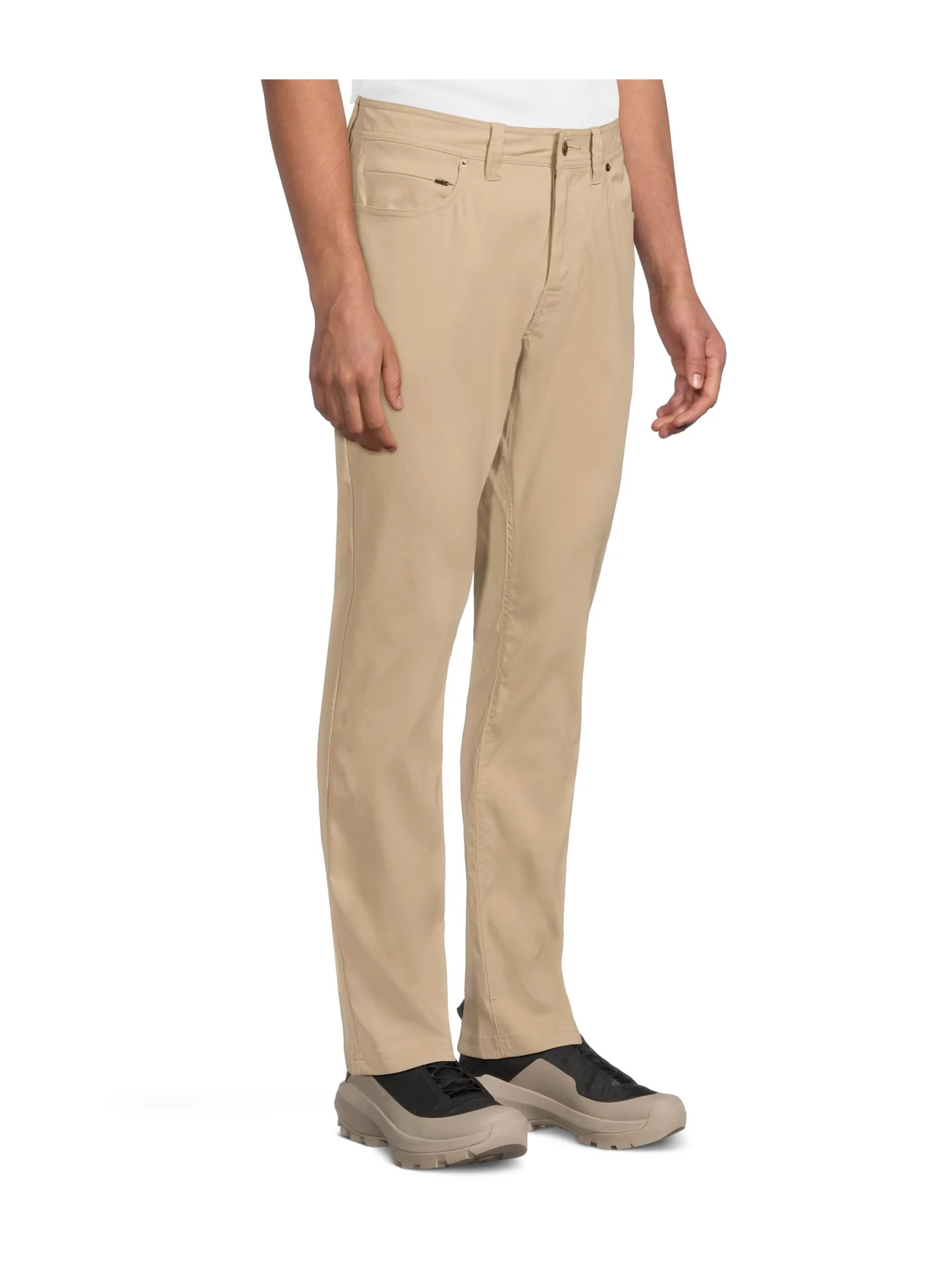 Брюки Prana Stretch Zion 5 Pocket SL Pants — изображение 2 из 5, бежевый