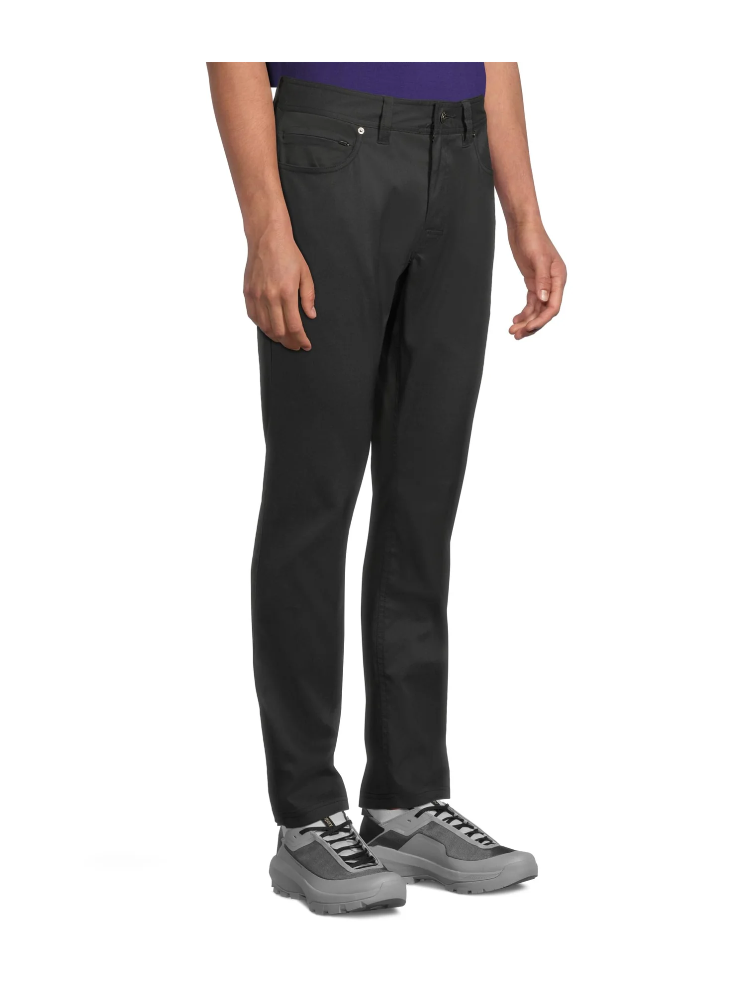 Брюки Prana Stretch Zion 5 Pocket SL Pants — изображение 2 из 5, черный