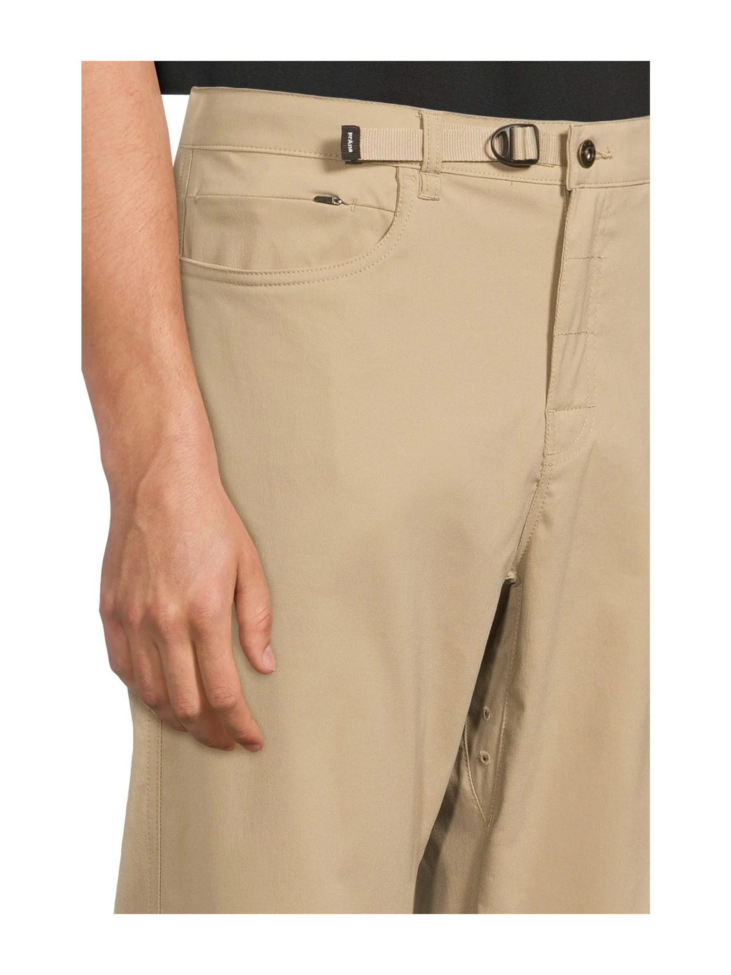 Брюки Prana Stretch Zion Top-Out Pants — изображение 4 из 5, бежевый