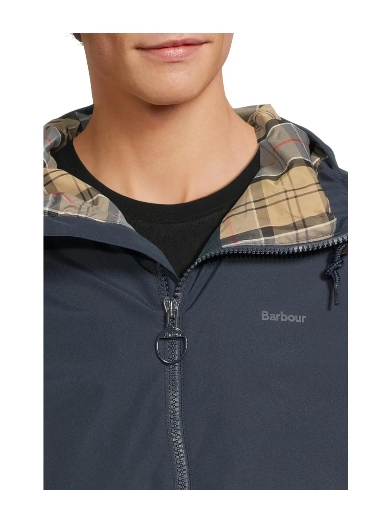 Куртка Barbour Hooded Domus Waterproof Jacket — изображение 4 из 5, темно-синий