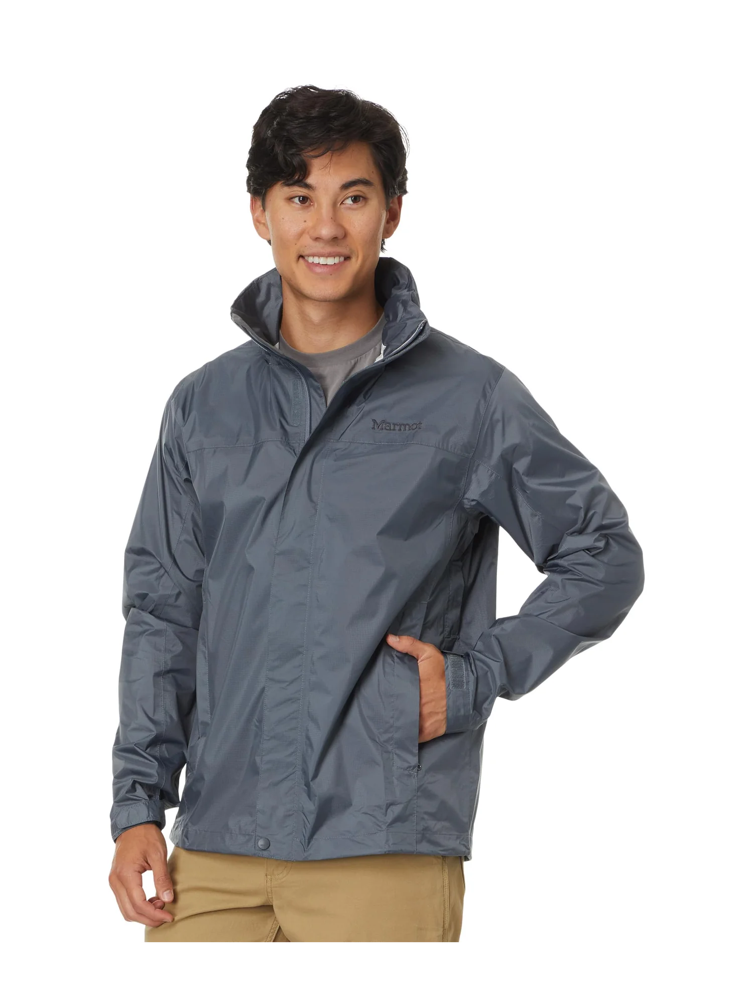 Куртка Marmot PreCip Eco Jacket — изображение 1 из 5, стальной
