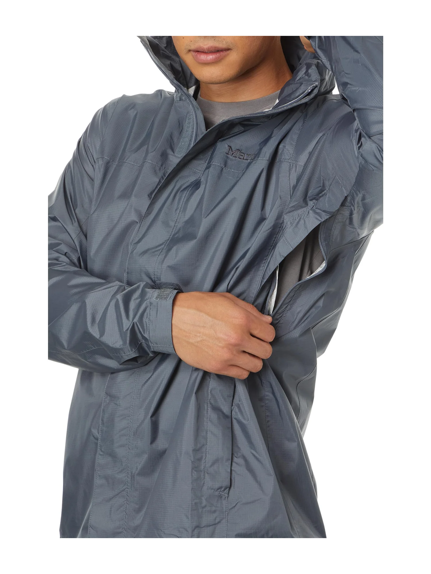 Куртка Marmot PreCip Eco Jacket — изображение 4 из 5, стальной
