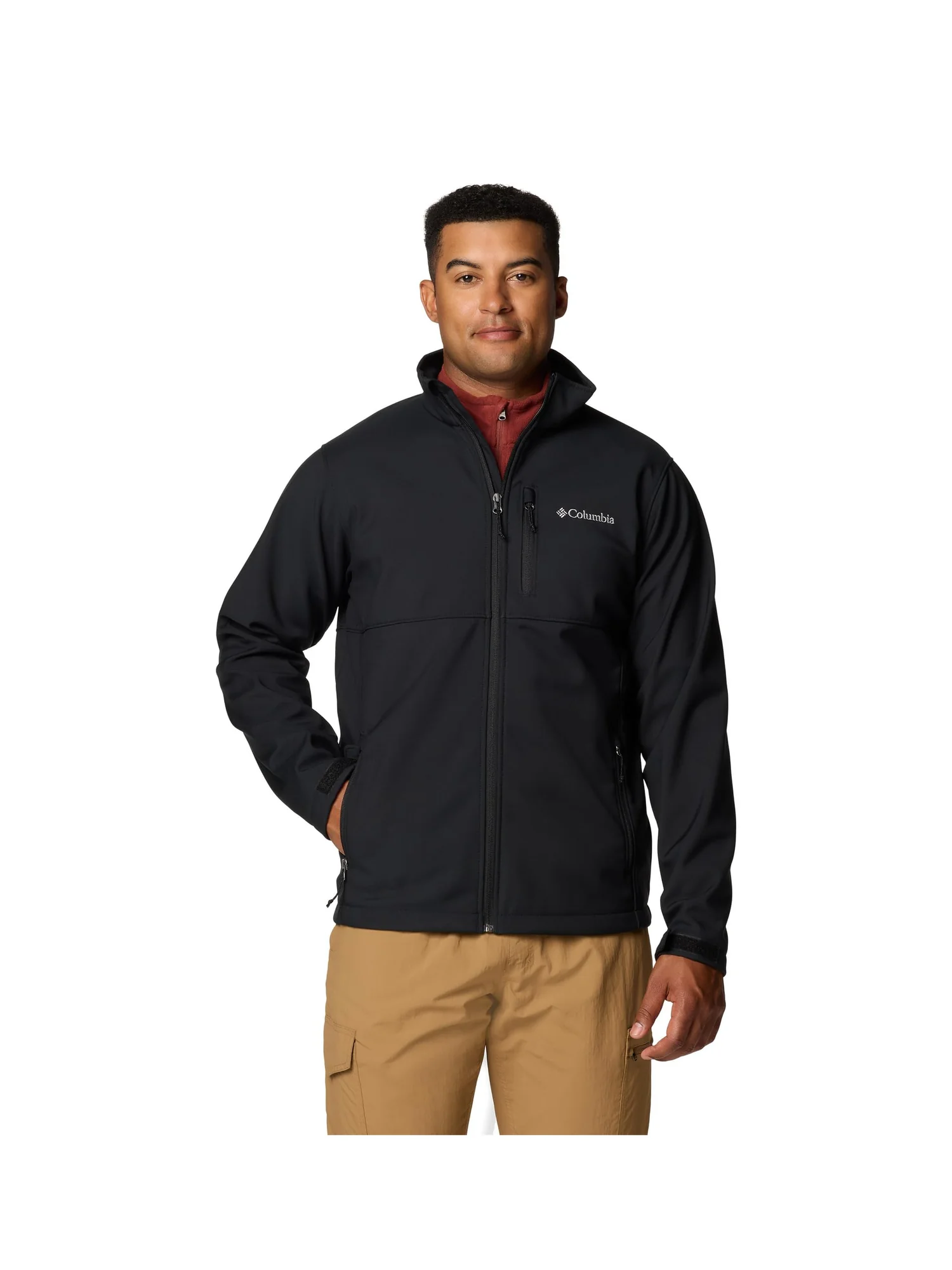 Куртка Columbia Ascender Softshell Jacket — изображение 1 из 4, черный