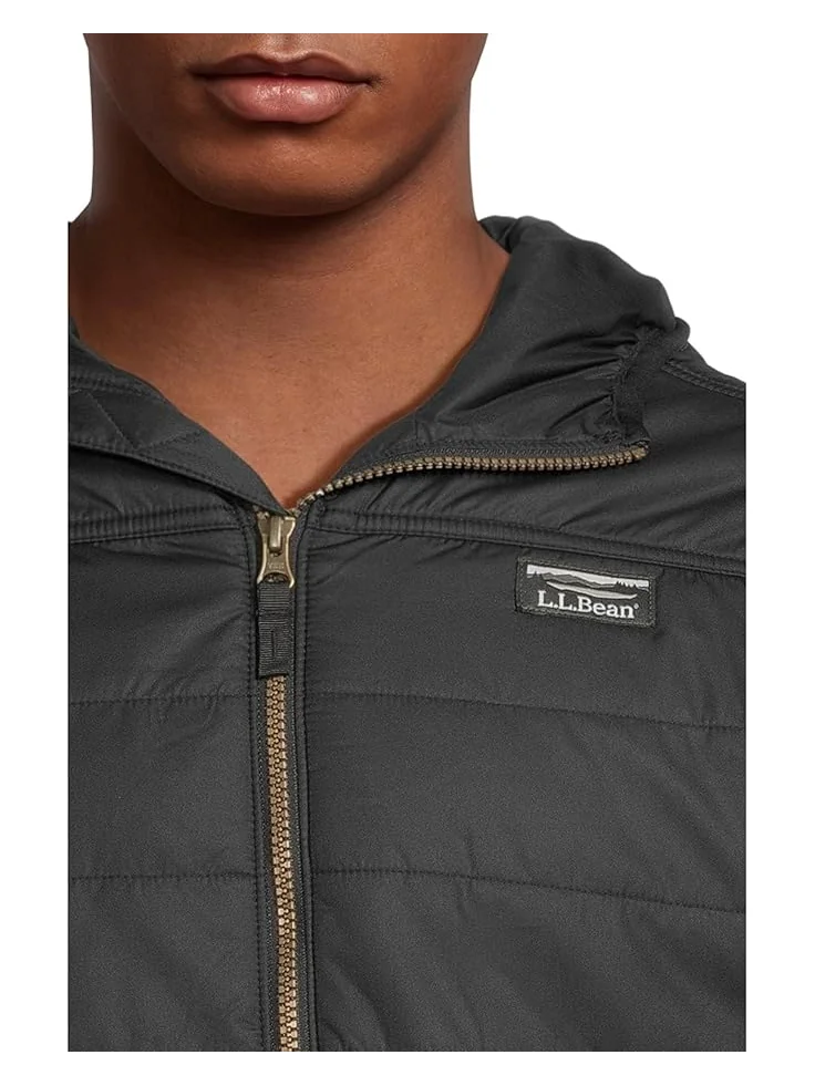 Куртка L.L.Bean Mountain Classic Puffer Hooded Jacket Regular — изображение 4 из 5, черный