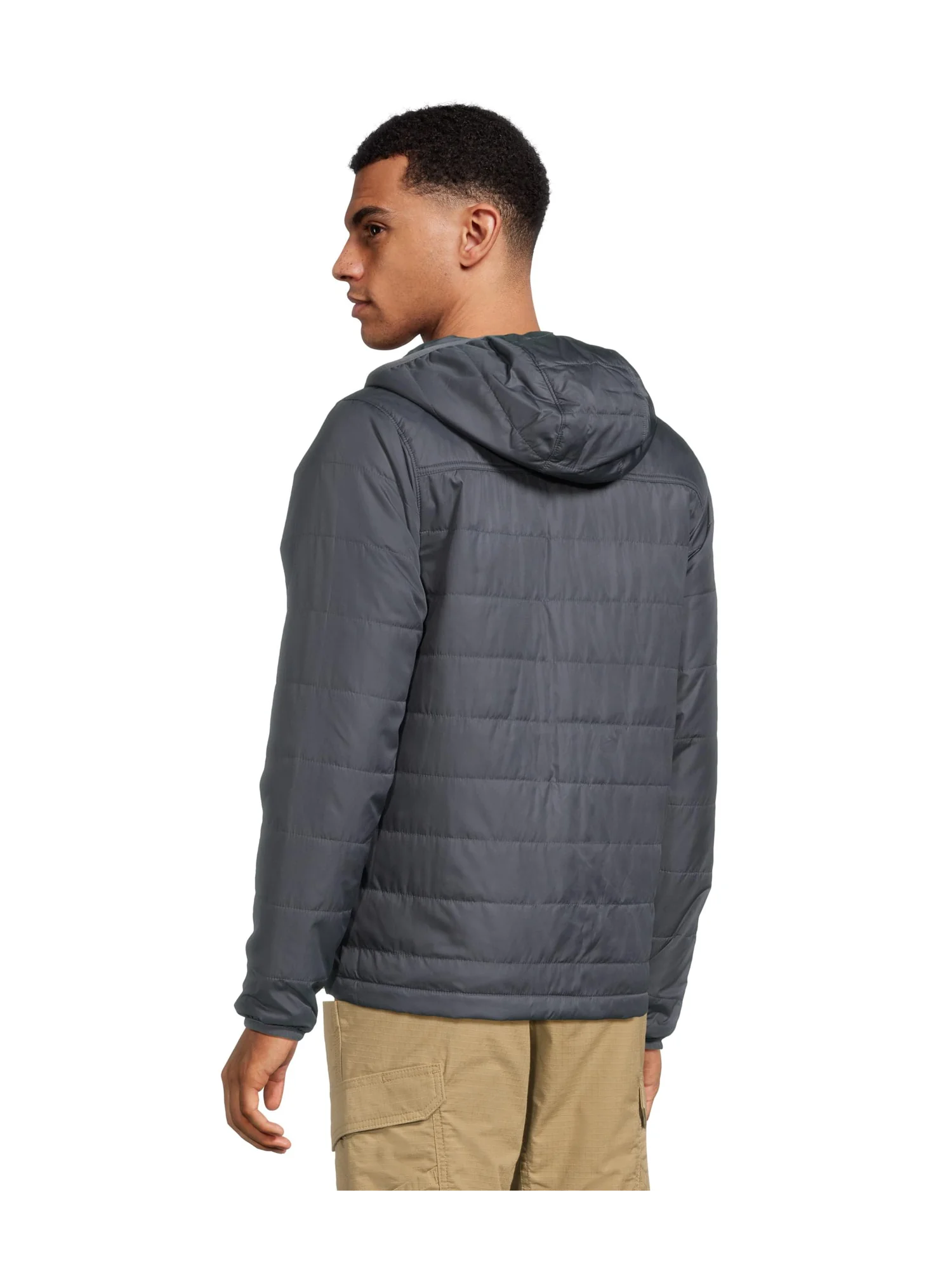 Куртка L.L.Bean Mountain Classic Puffer Hooded Jacket Regular — изображение 3 из 5, серый