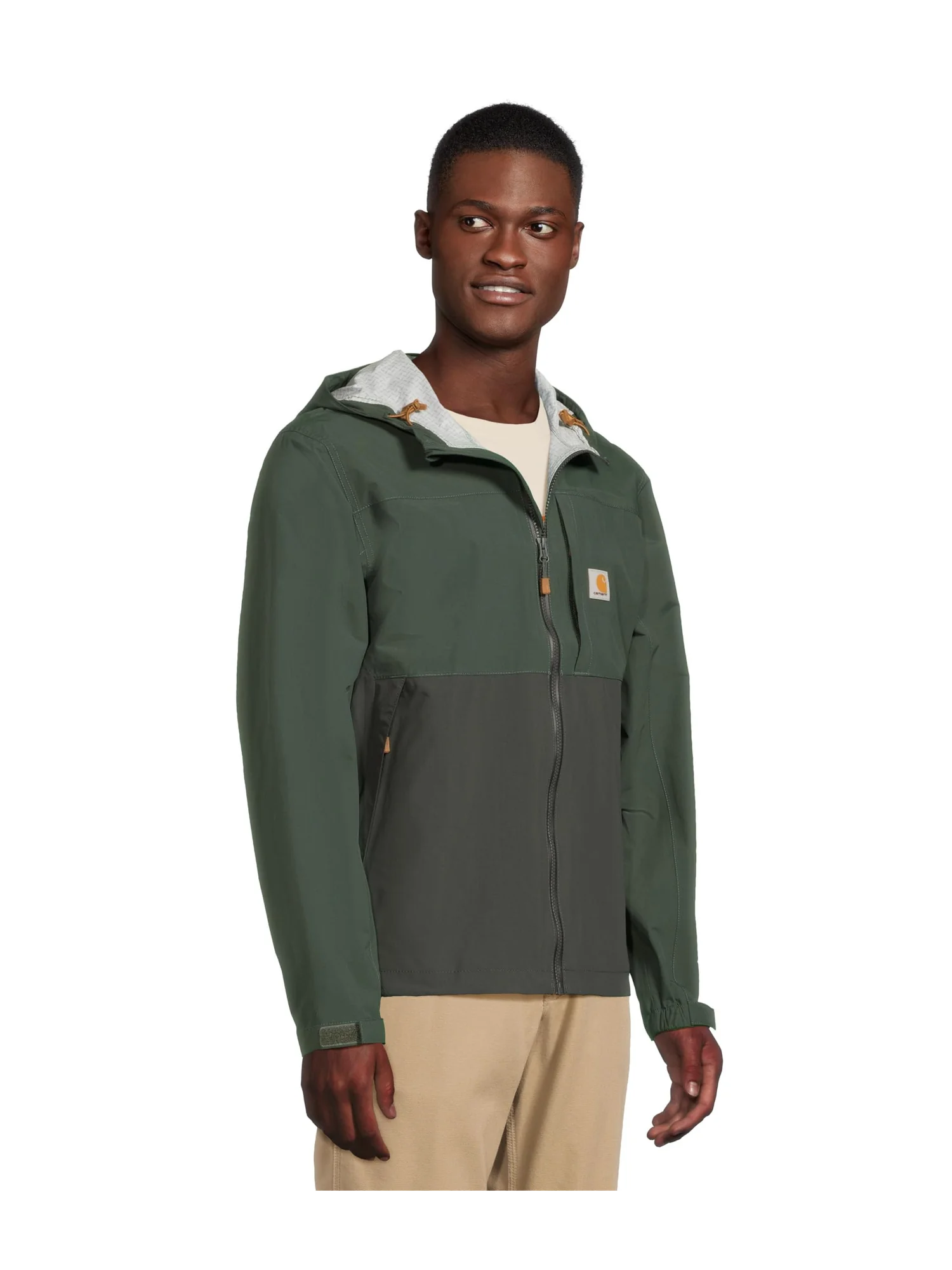 Куртка Carhartt Storm Defender Relaxed Fit Lightweight Packable Jacket — изображение 2 из 5, зеленый/темный зеленый