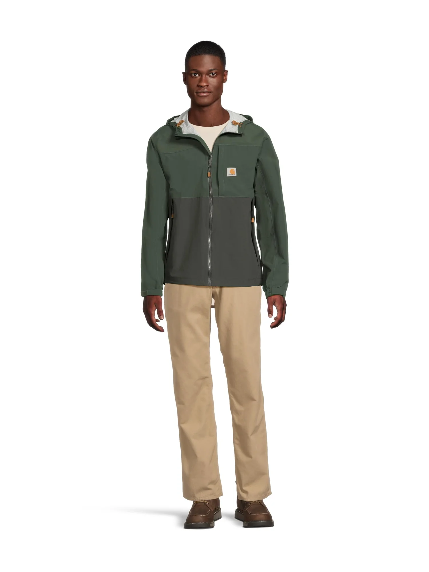 Куртка Carhartt Storm Defender Relaxed Fit Lightweight Packable Jacket — изображение 5 из 5, зеленый/темный зеленый