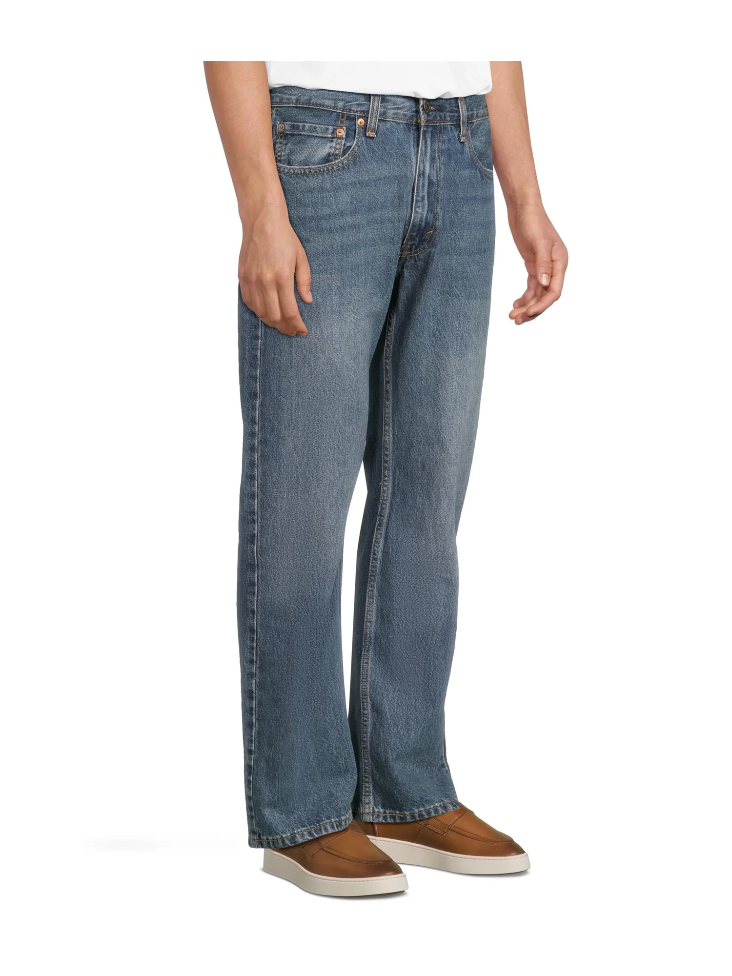 Джинсы Levi's Mens 565 Loose Straight, цвет Forget Me Nots — изображение 2 из 5