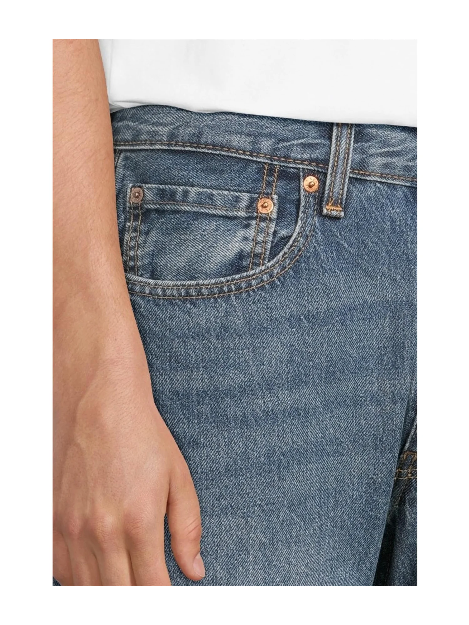 Джинсы Levi's Mens 565 Loose Straight, цвет Forget Me Nots — изображение 4 из 5
