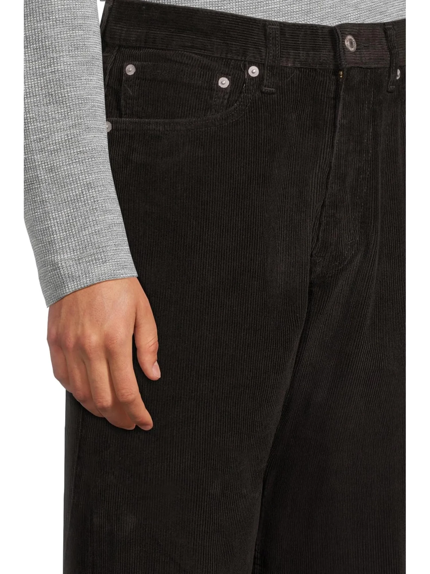 Джинсы Levi's Mens Men's 565 Loose Straight — изображение 4 из 5, серый
