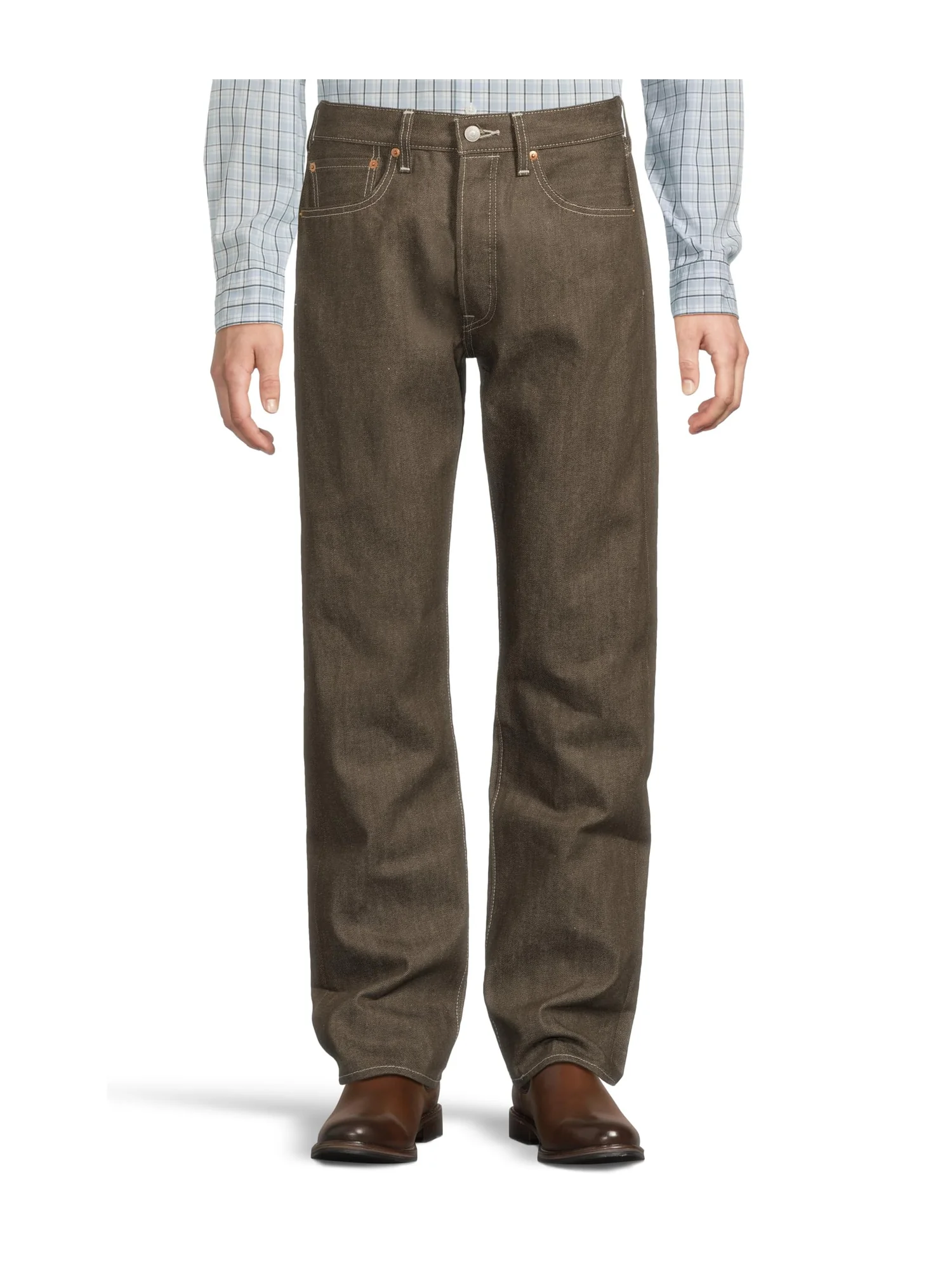 Джинсы Levi's Mens 501 Levi's Original — изображение 1 из 5, темный коричневый