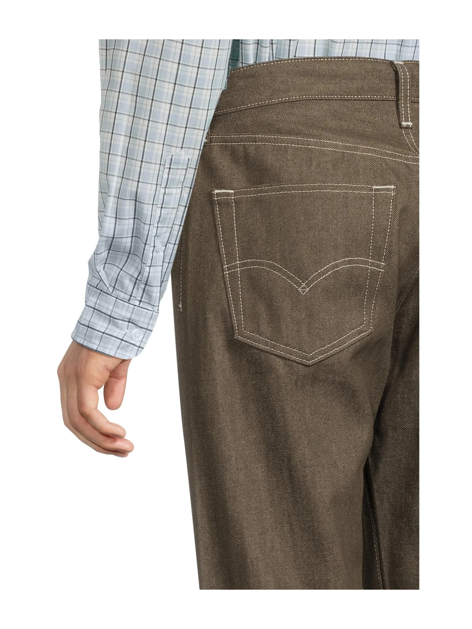 Джинсы Levi's Mens 501 Levi's Original — изображение 4 из 5, темный коричневый