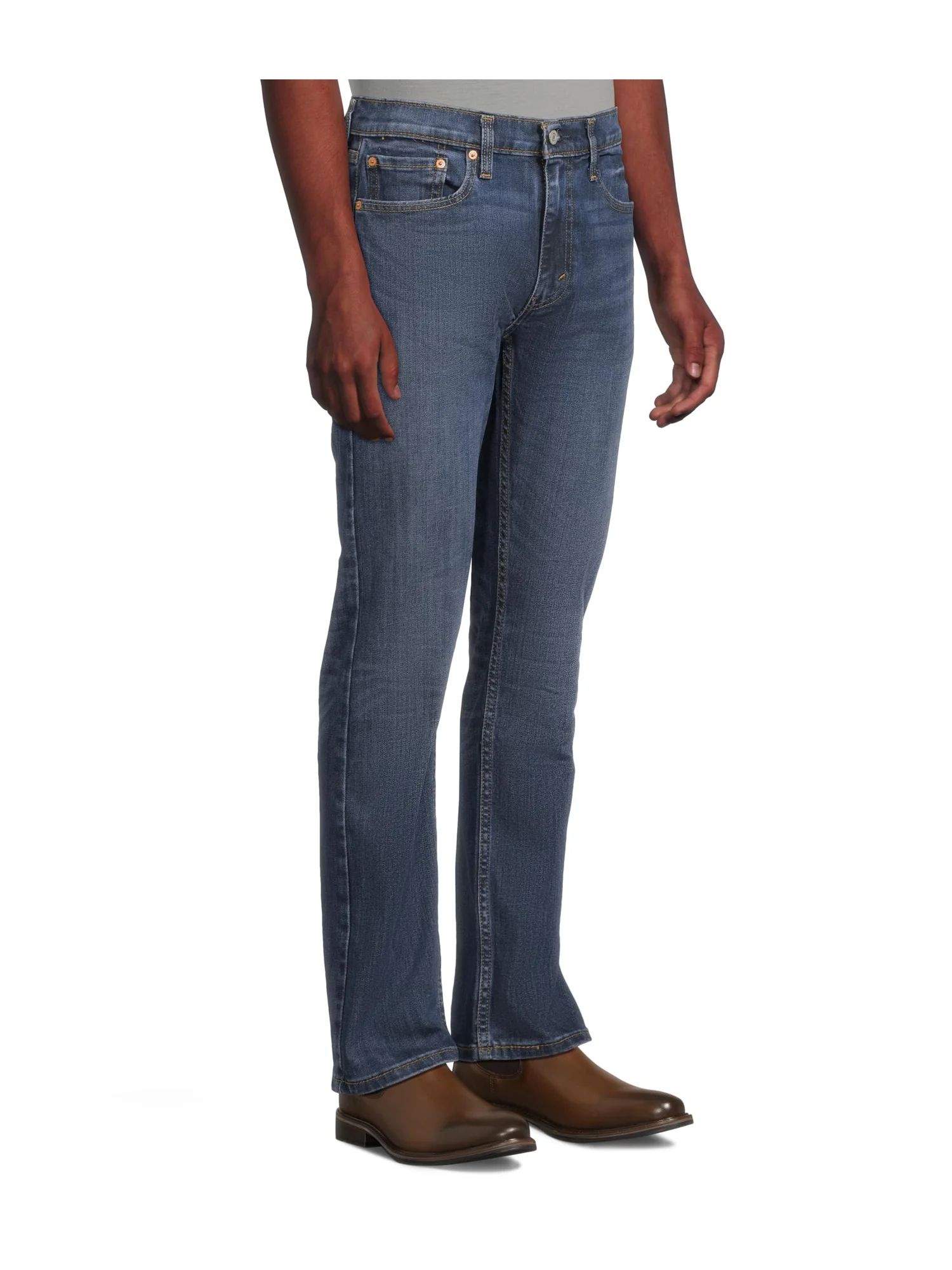 Джинсы Levi's Mens 513 Slim Straight Fit, цвет Tree Topper ADV — изображение 2 из 5