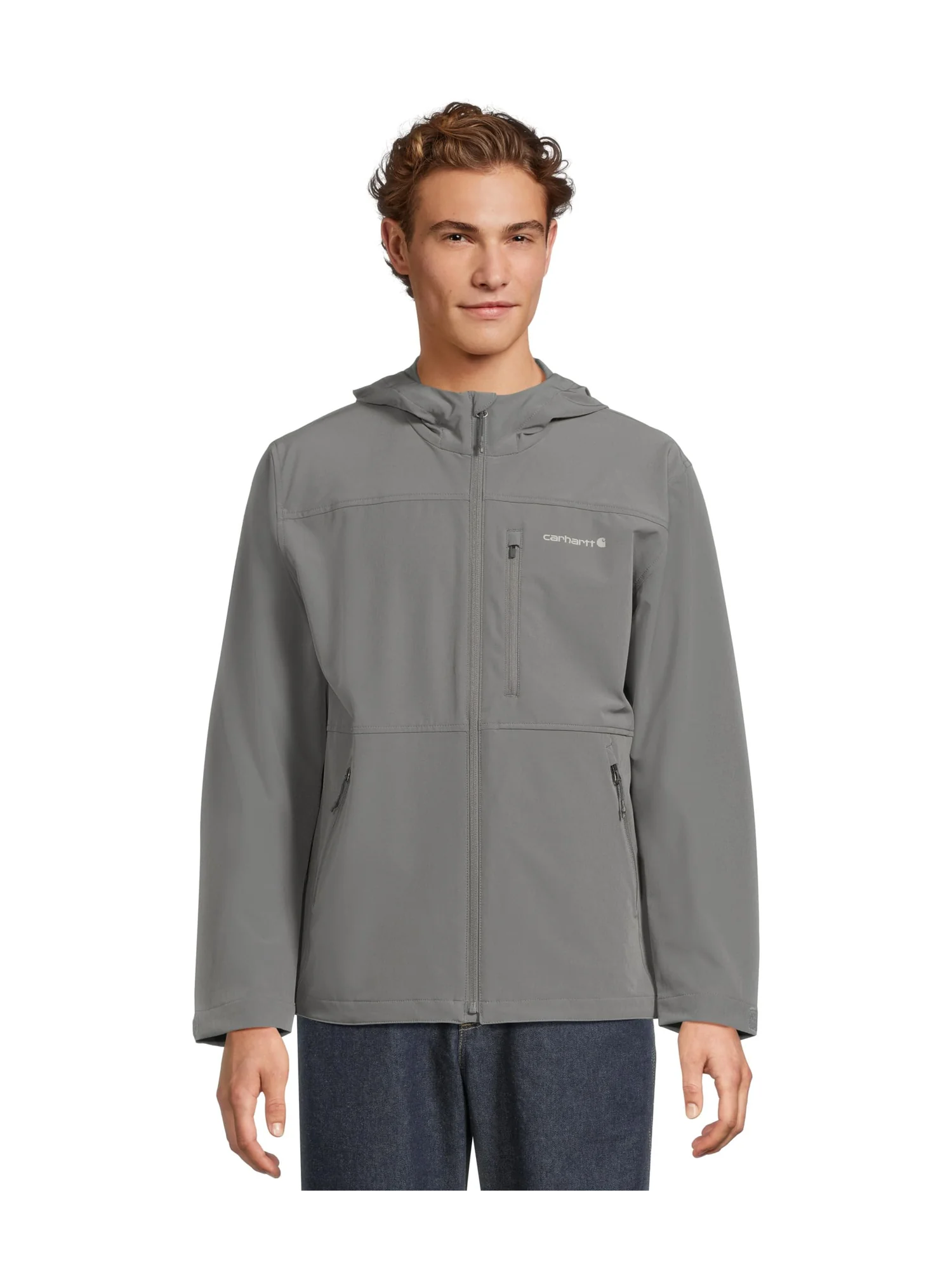 Куртка Carhartt Force Sun Defender Relaxed Fit Jacket — изображение 1 из 5, сталь