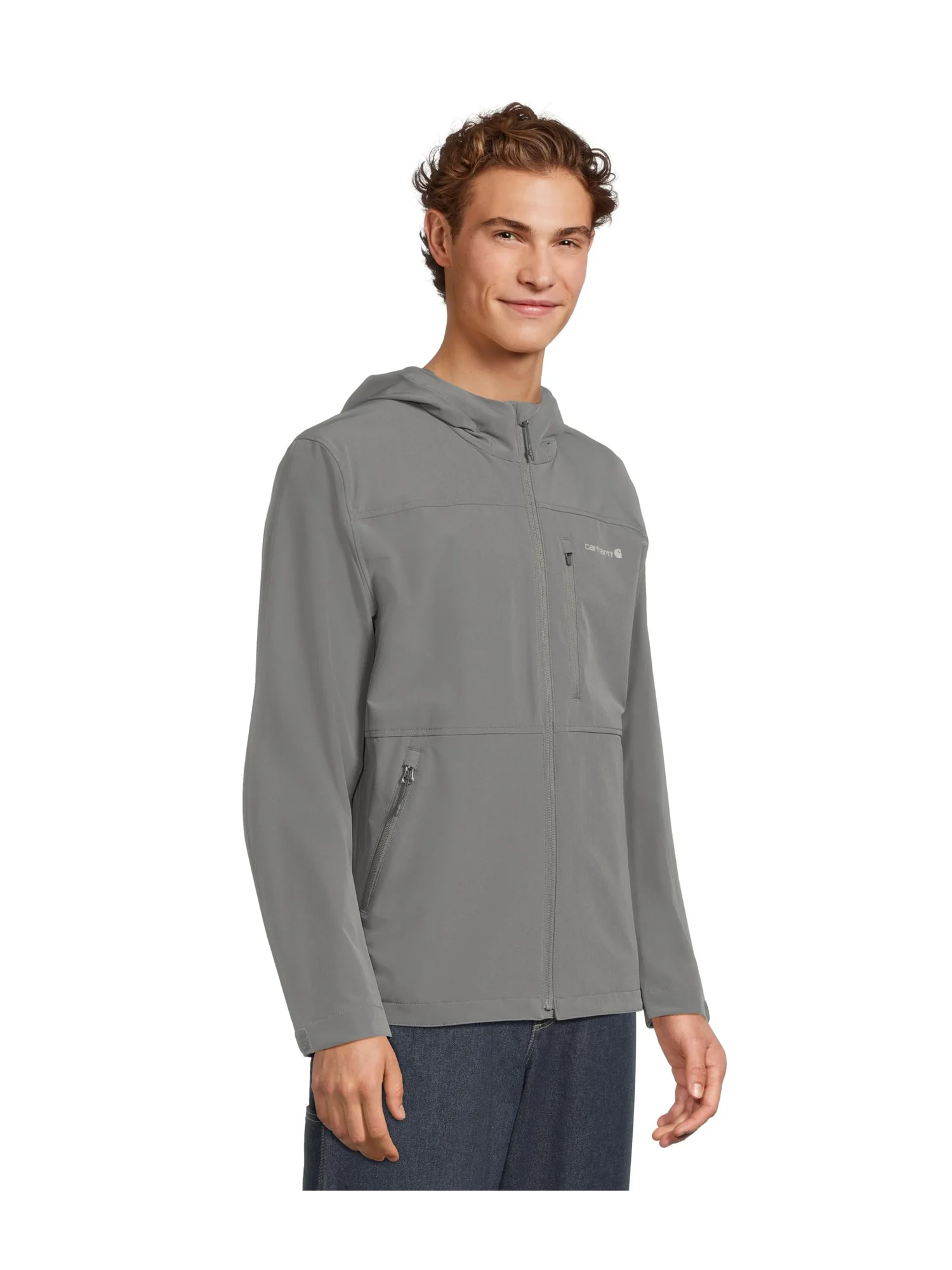 Куртка Carhartt Force Sun Defender Relaxed Fit Jacket — изображение 2 из 5, сталь