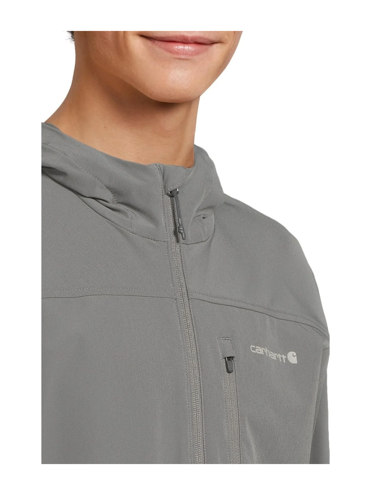 Куртка Carhartt Force Sun Defender Relaxed Fit Jacket — изображение 4 из 5, сталь