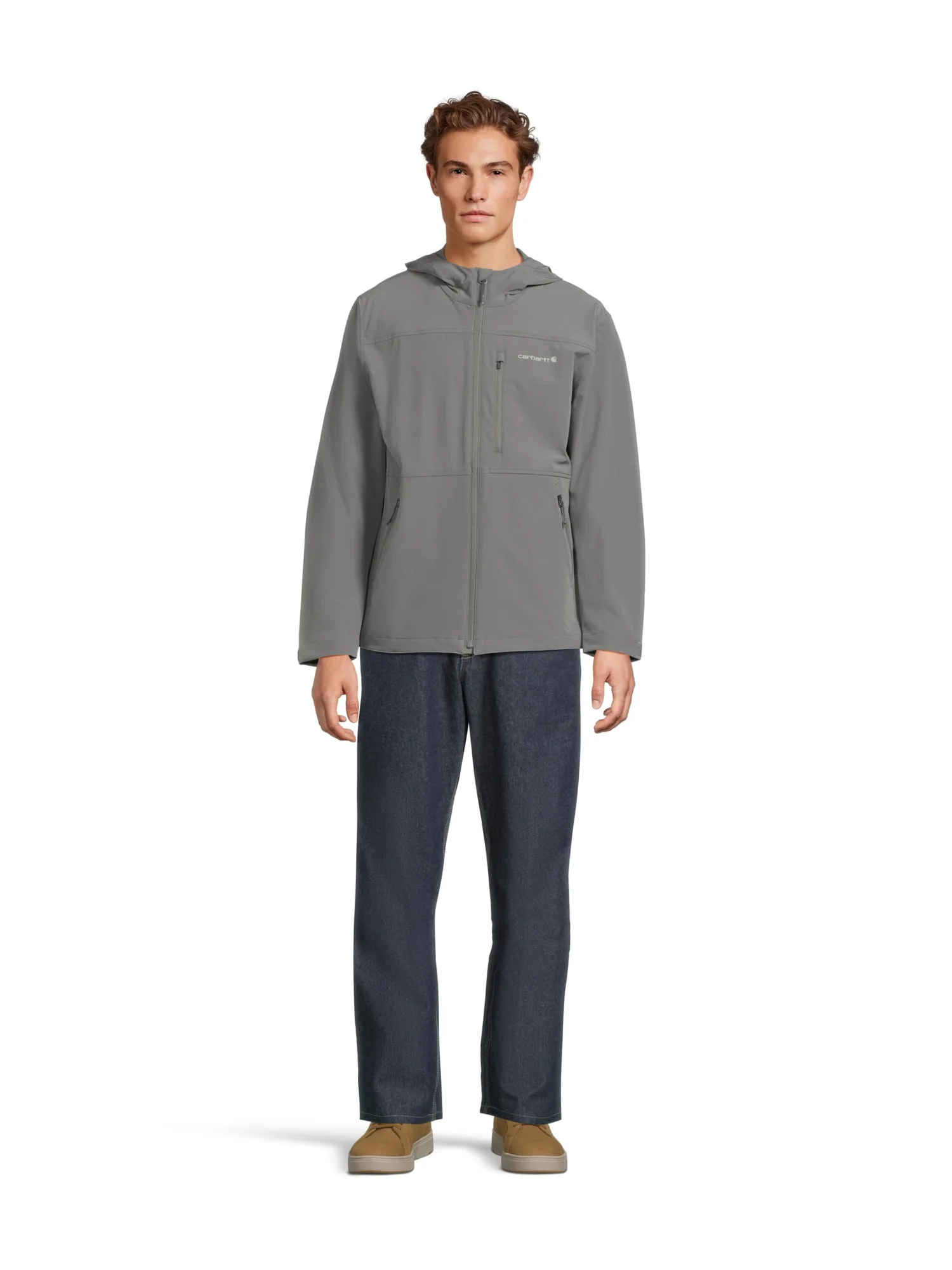 Куртка Carhartt Force Sun Defender Relaxed Fit Jacket — изображение 5 из 5, сталь