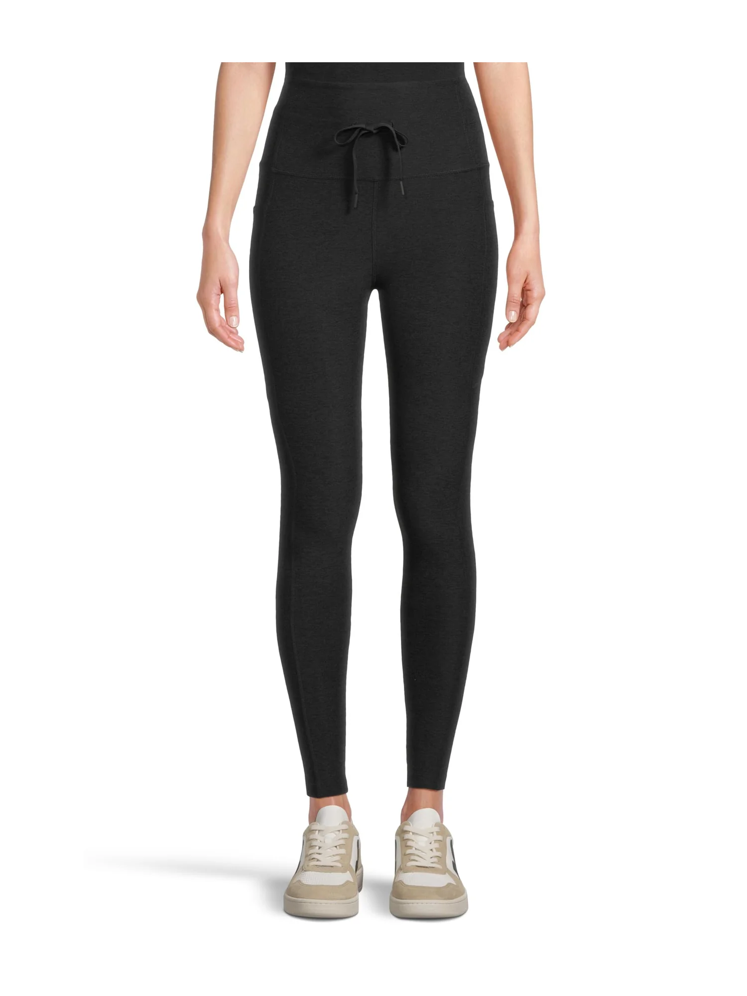 Брюки Beyond Yoga Spacedye Go Pocket Midi Legging — изображение 1 из 5, самая темная ночь