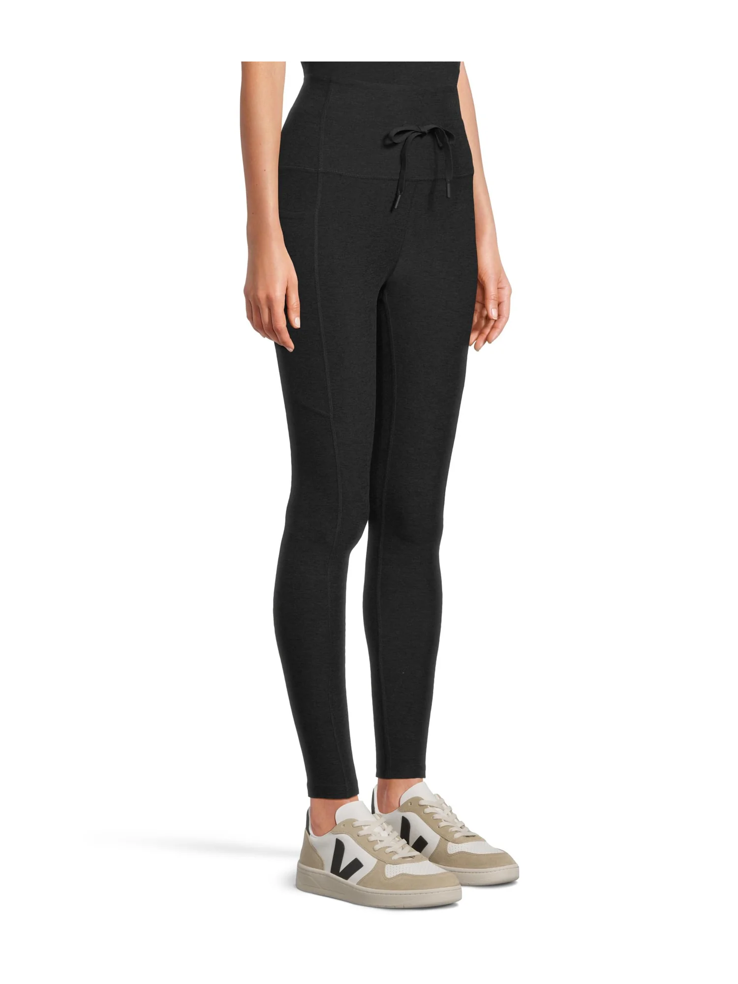 Брюки Beyond Yoga Spacedye Go Pocket Midi Legging — изображение 2 из 5, самая темная ночь