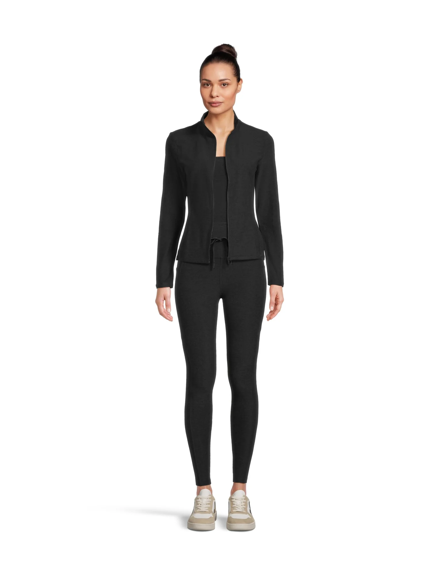 Брюки Beyond Yoga Spacedye Go Pocket Midi Legging — изображение 5 из 5, самая темная ночь