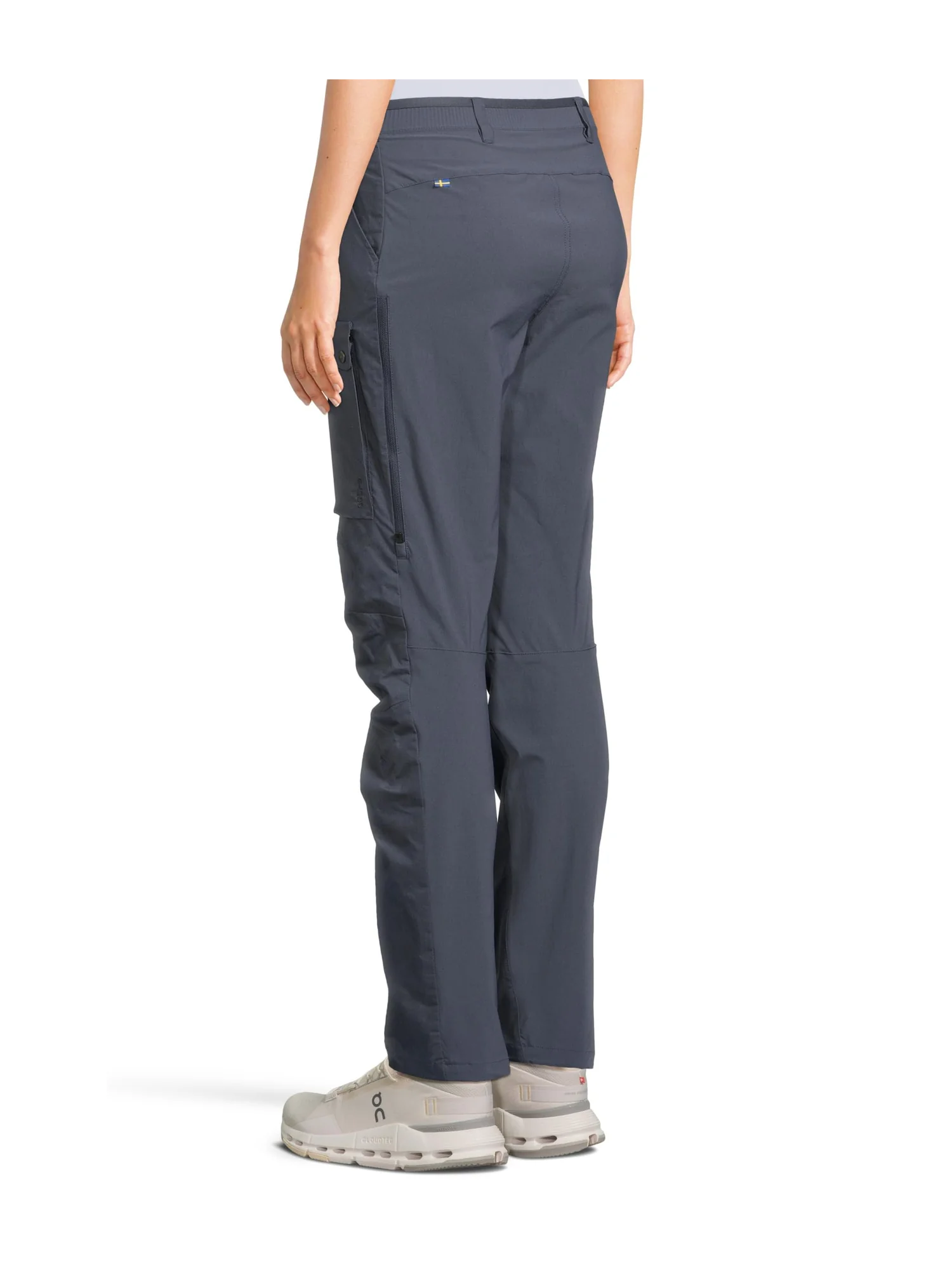 Брюки Fjällräven Abisko Hybrid Trail Trousers W — изображение 3 из 5, темно-синий