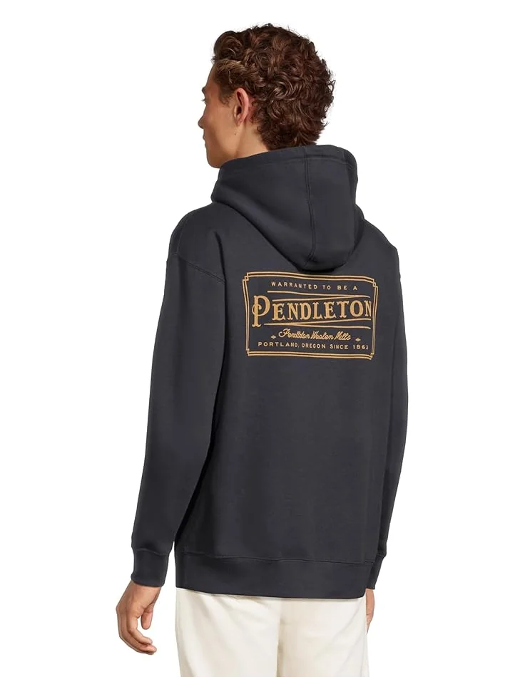 Худи Pendleton Heritage Logo Hoodie — изображение 3 из 5, темно-синий/золотистый