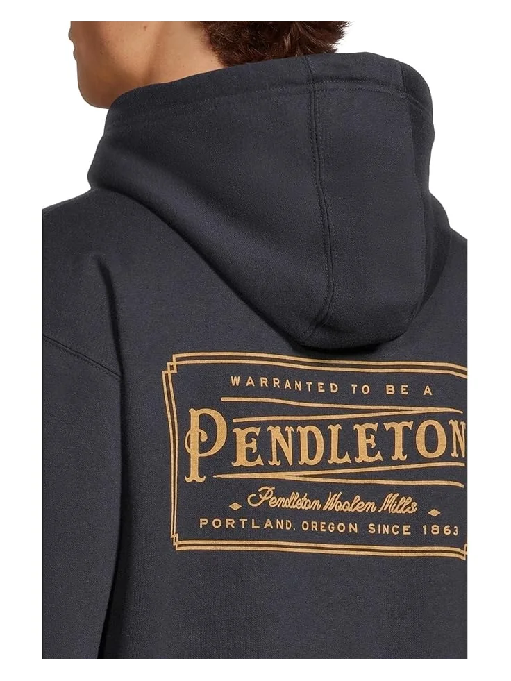 Худи Pendleton Heritage Logo Hoodie — изображение 4 из 5, темно-синий/золотистый