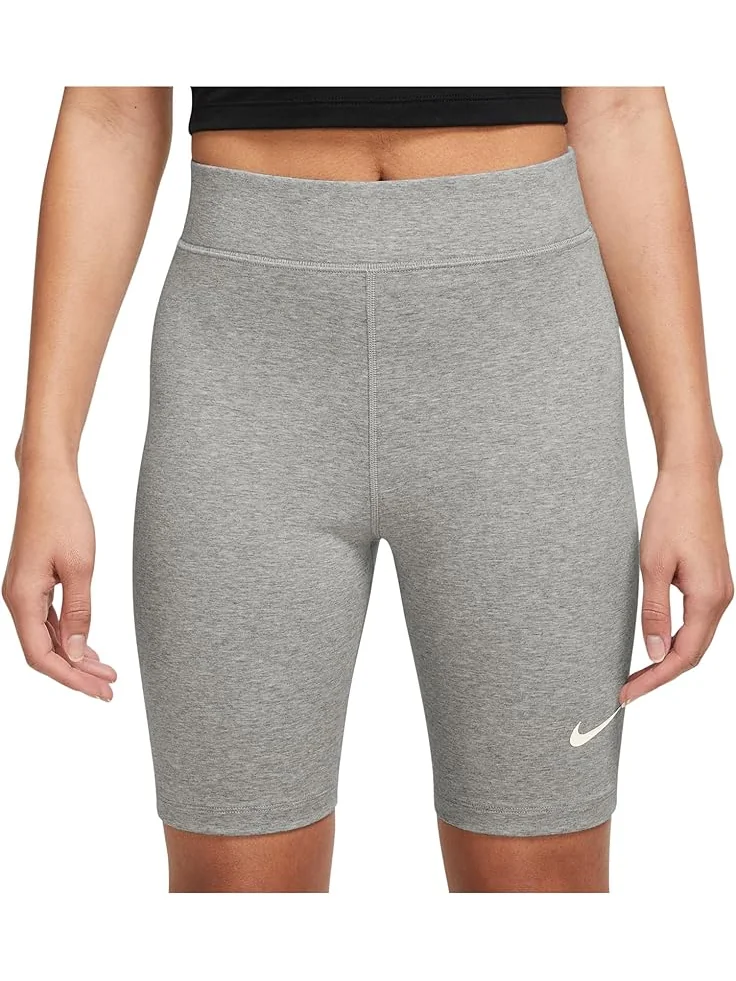 Шорты Nike Sportswear Classic High-rise 8" Shorts — изображение 1 из 3, темный серый