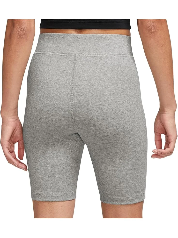 Шорты Nike Sportswear Classic High-rise 8" Shorts — изображение 2 из 3, темный серый