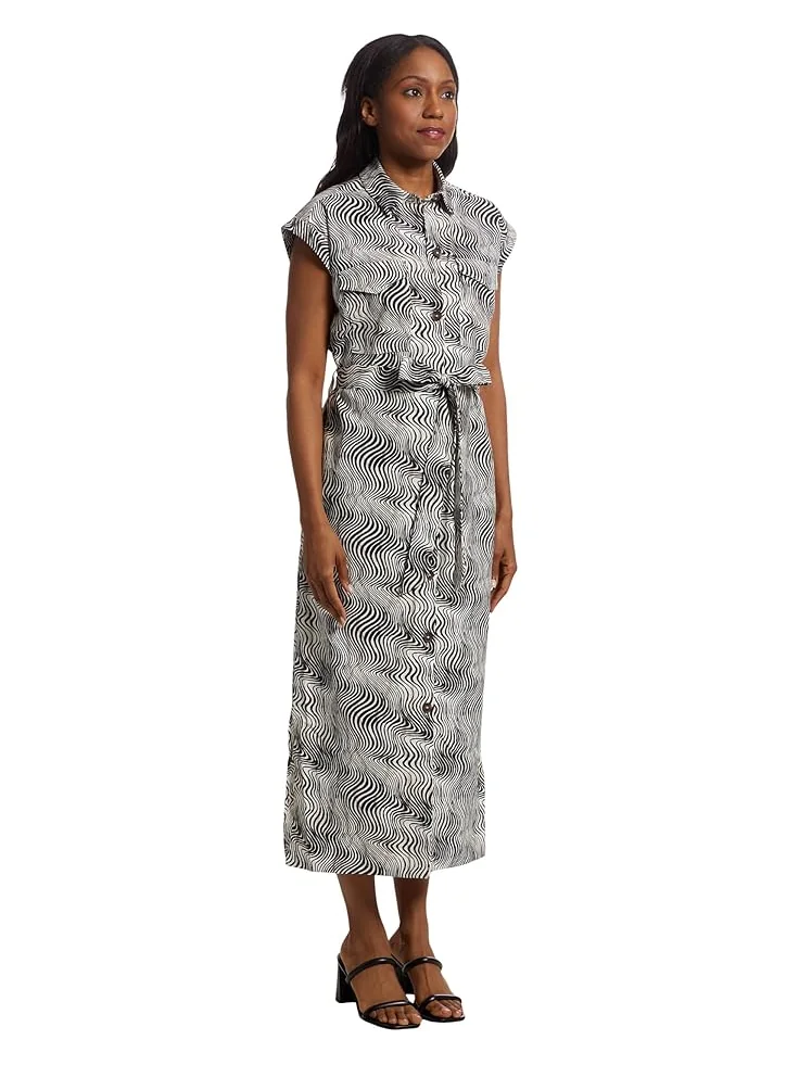 Платье Barbour Barbour Romy Maxi Dress, цвет Monochrome Print — изображение 2 из 4