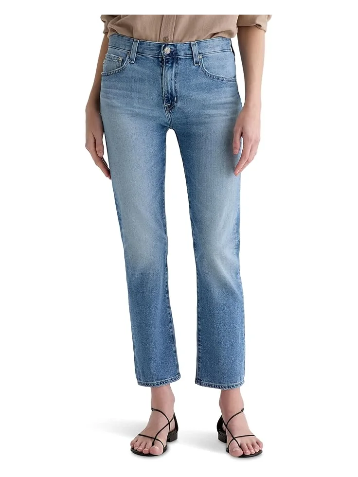 Джинсы AG Jeans Ex-Boyfriend Mid-Rise Slouchy Slim in 12 Years Odyssey, цвет 12 Years Odyssey — изображение 1 из 6